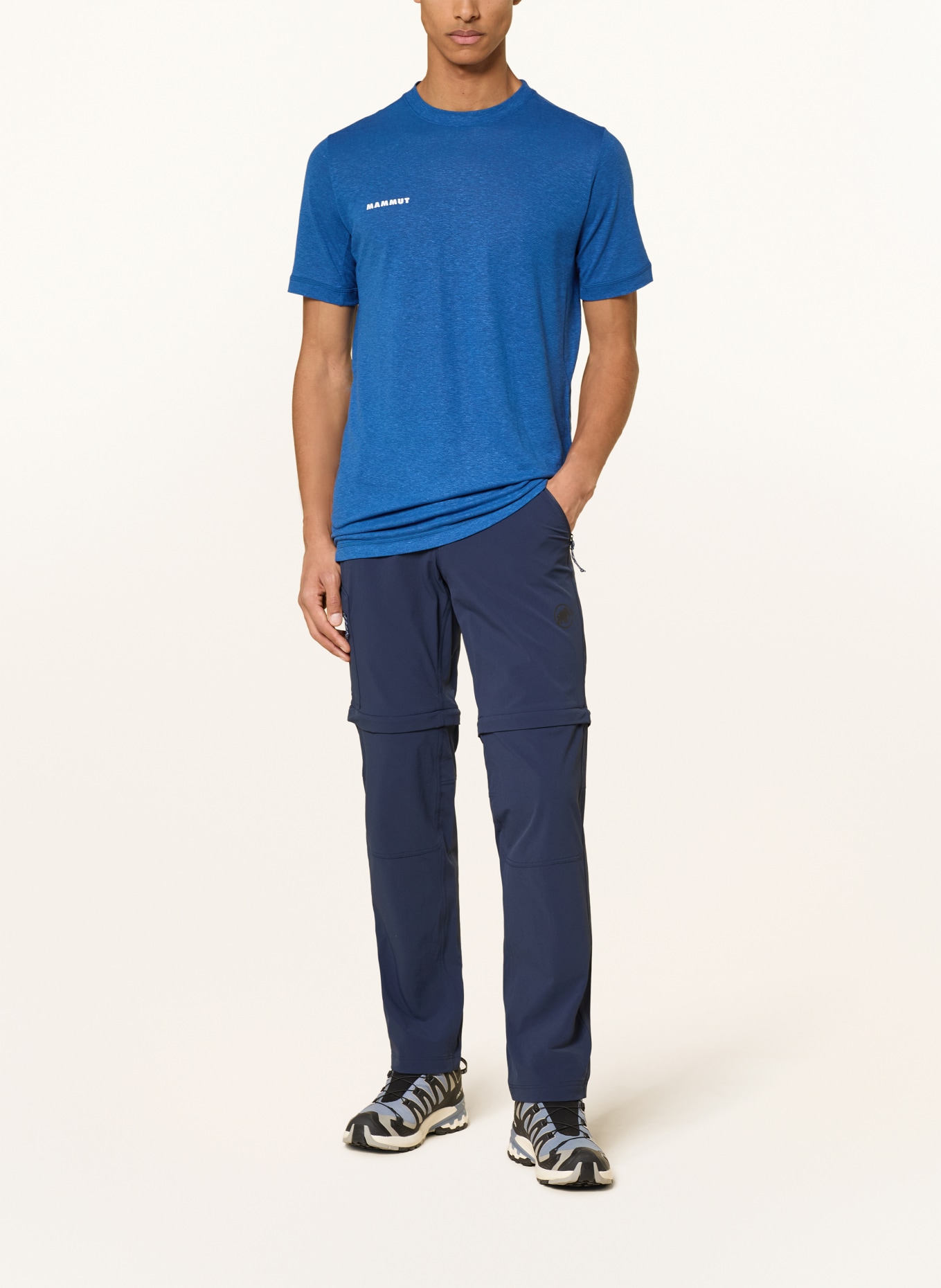 MAMMUT Funktionsshirt MASSONE LIGHT: BLAU