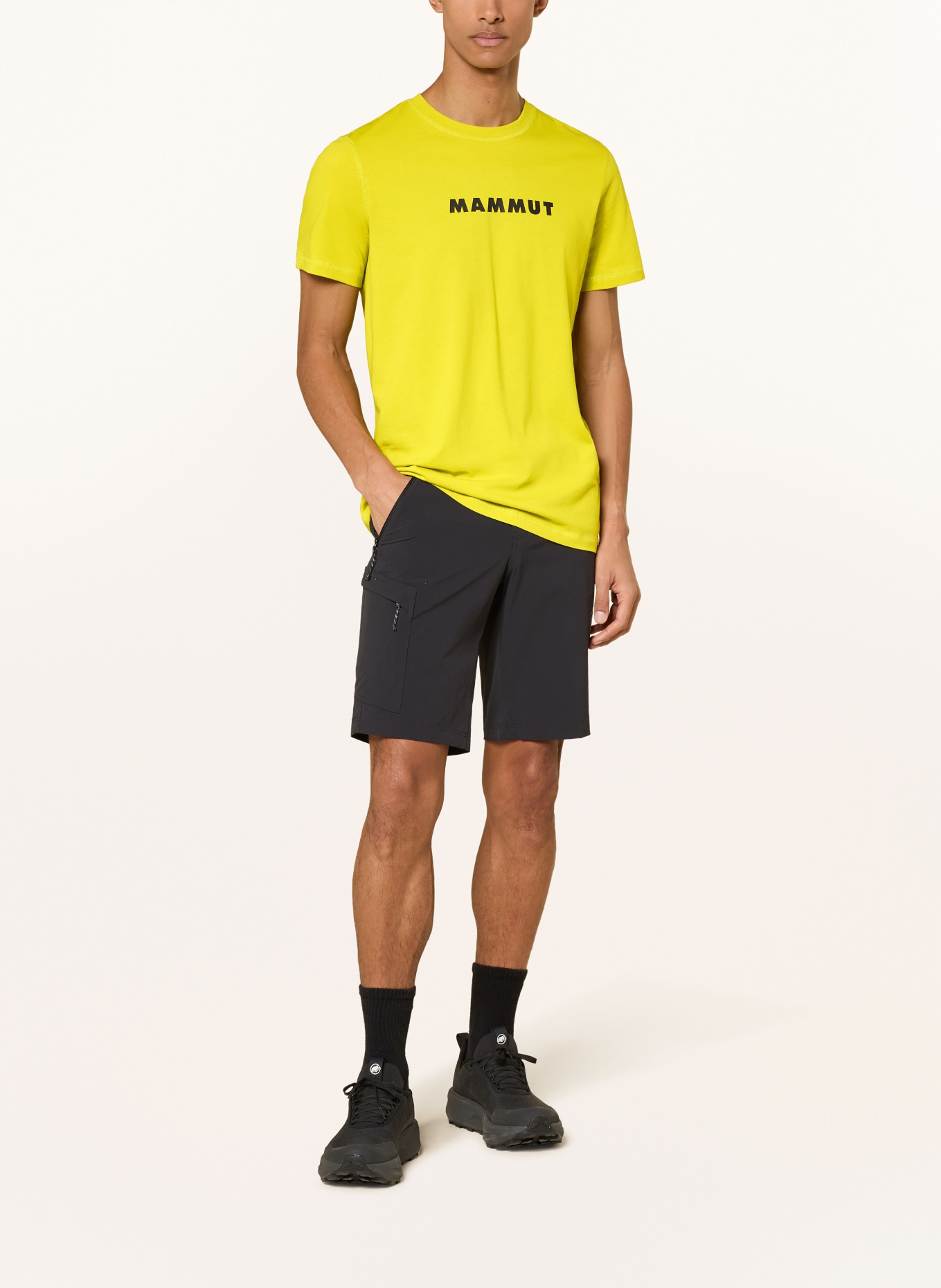 MAMMUT T-shirt MAMMUT CORE: GEEL