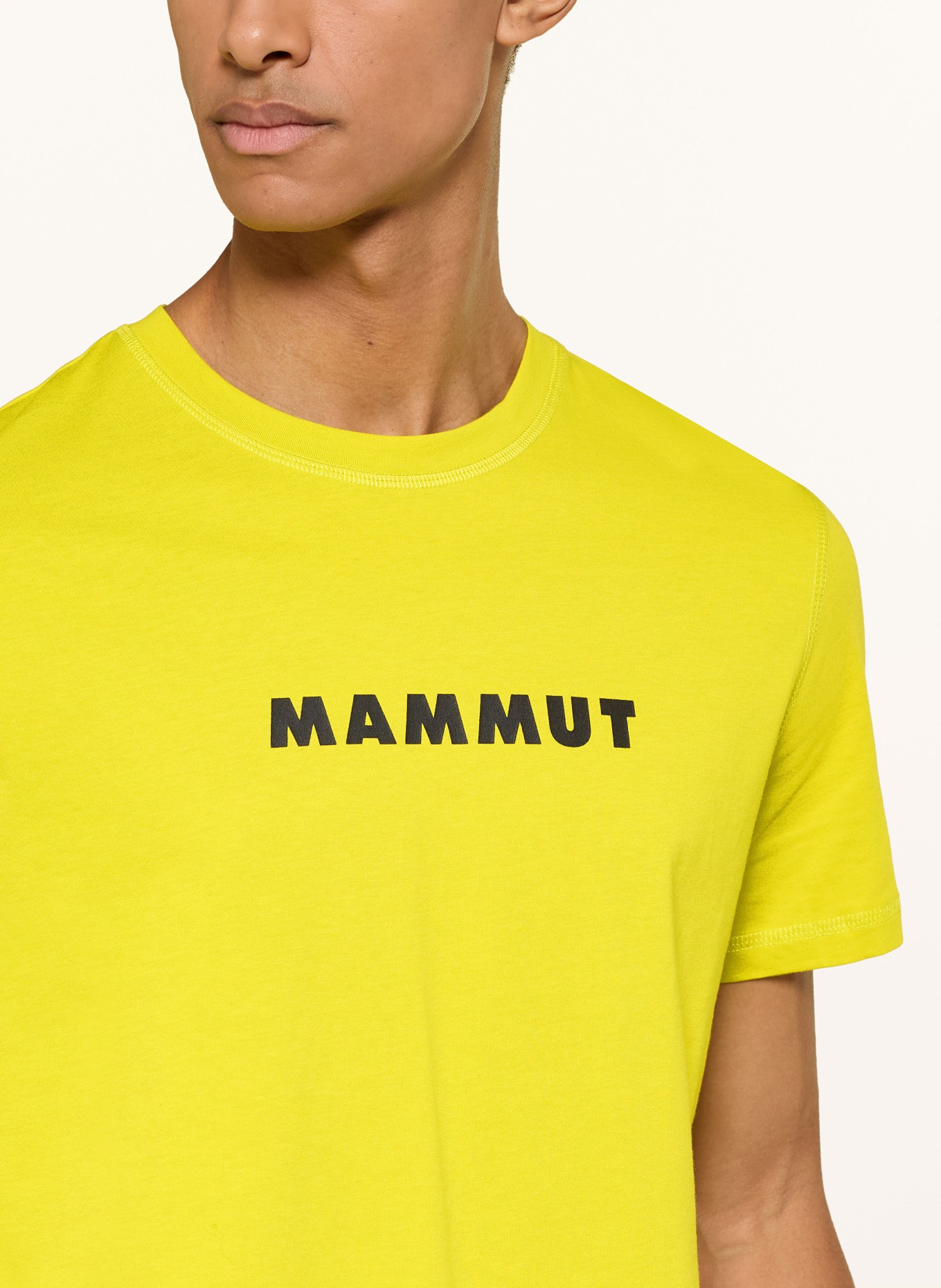 MAMMUT T-shirt MAMMUT CORE: GEEL