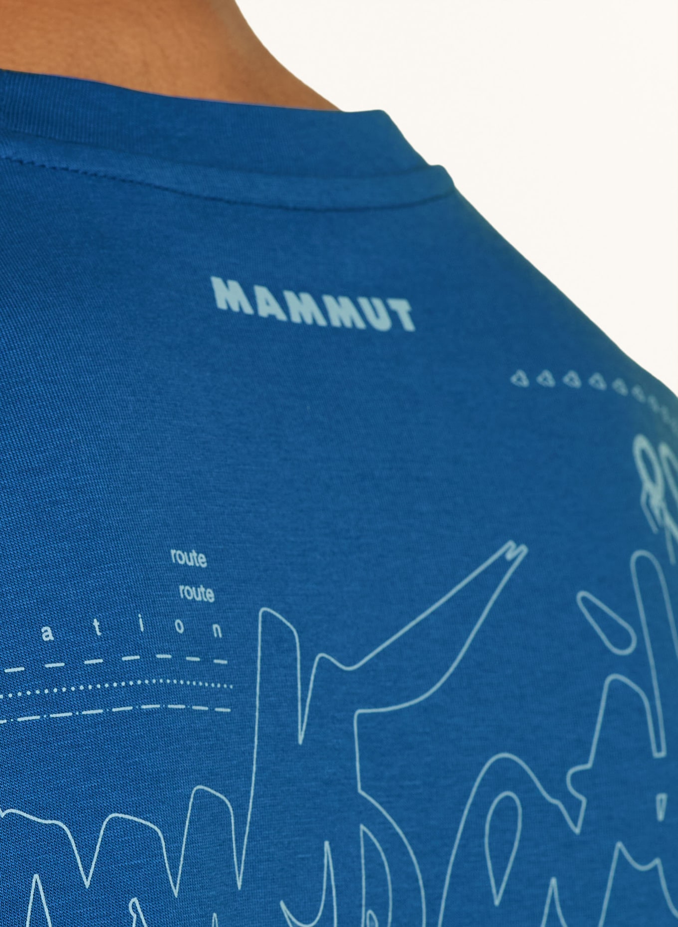 MAMMUT T-Shirt BASE: BLAU