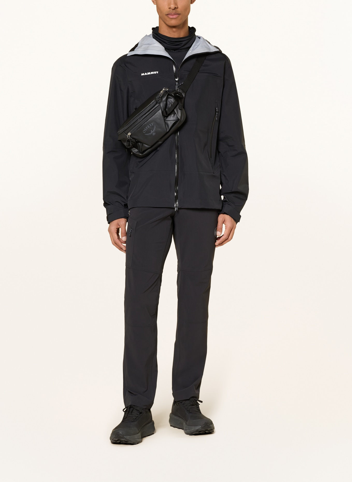 MAMMUT Hardshell-jas ALTO GUIDE: ZWART