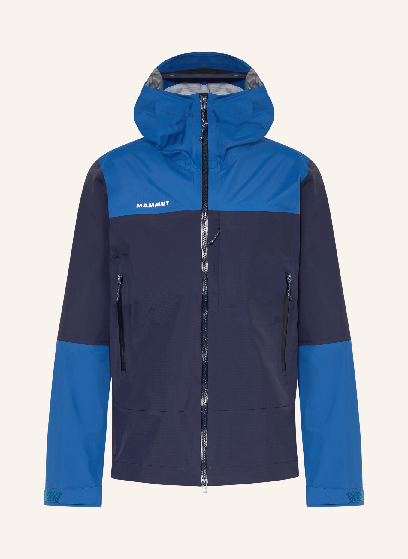 MAMMUT Hardshell-jas ALTO GUIDE: DONKERBLAUW / BLAUW