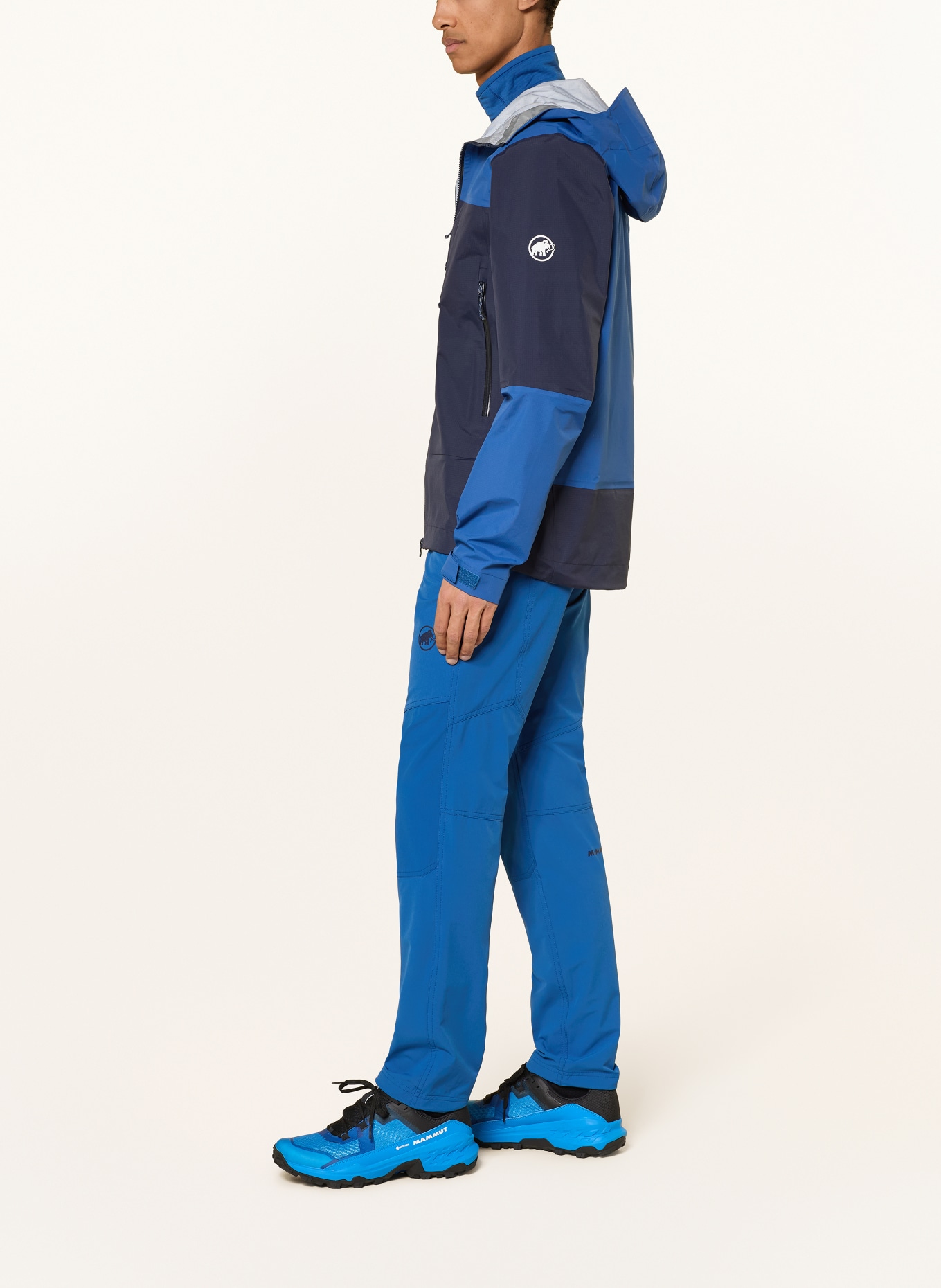 MAMMUT Hardshell-jas ALTO GUIDE: DONKERBLAUW / BLAUW