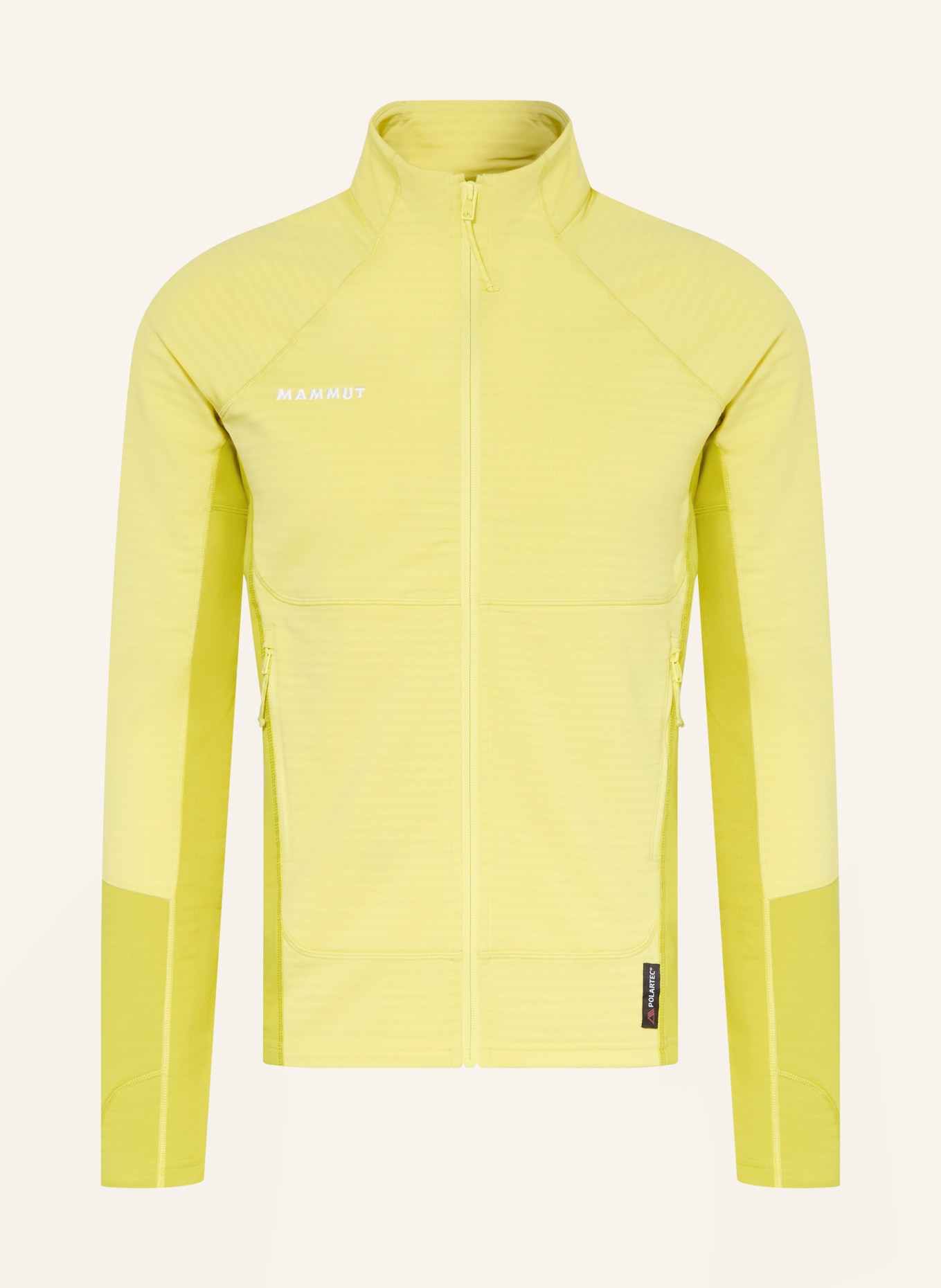 MAMMUT Střední vrstva – bunda TAISS ML: ŽLUTÁ