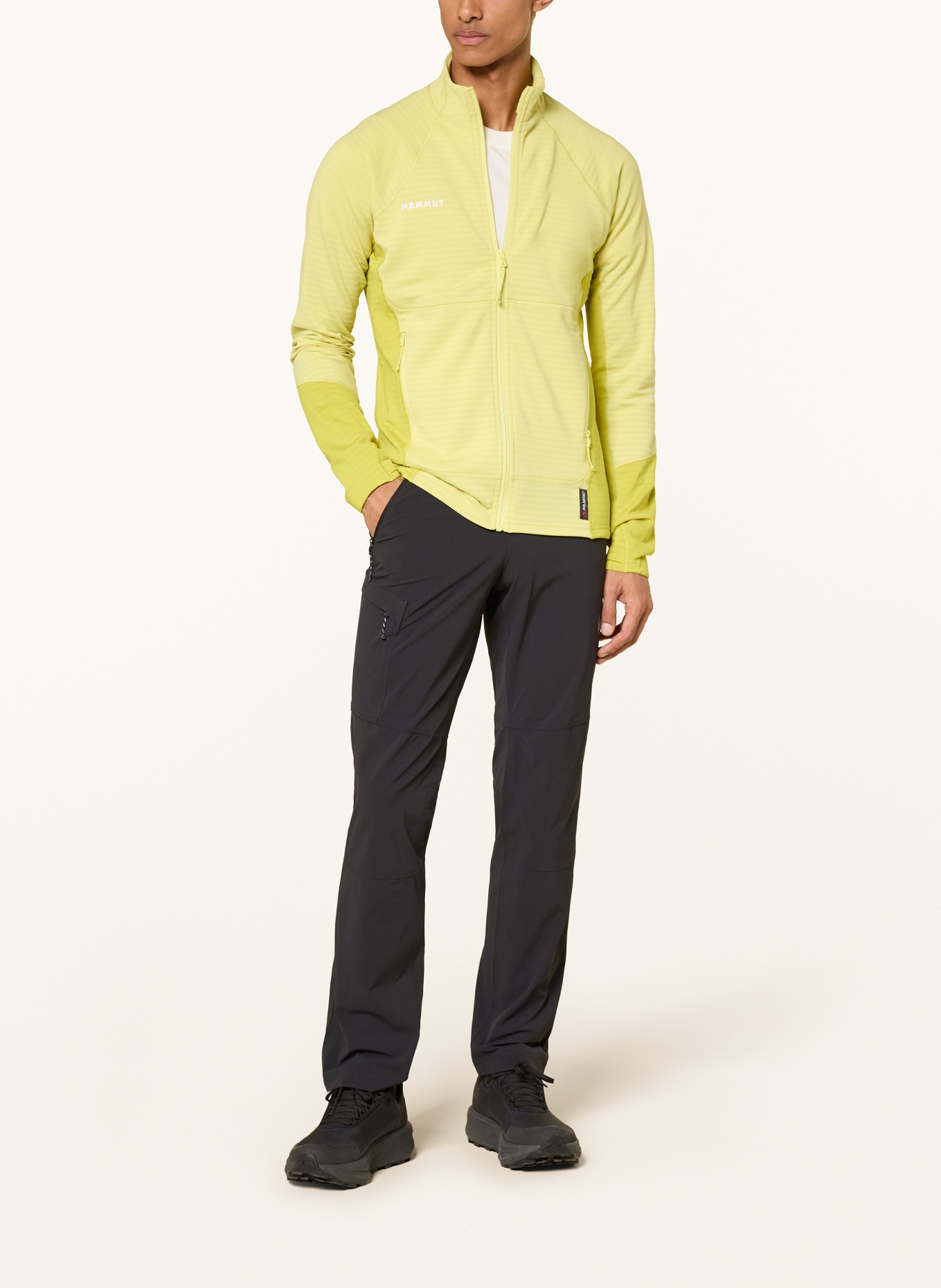 MAMMUT Střední vrstva – bunda TAISS ML: ŽLUTÁ