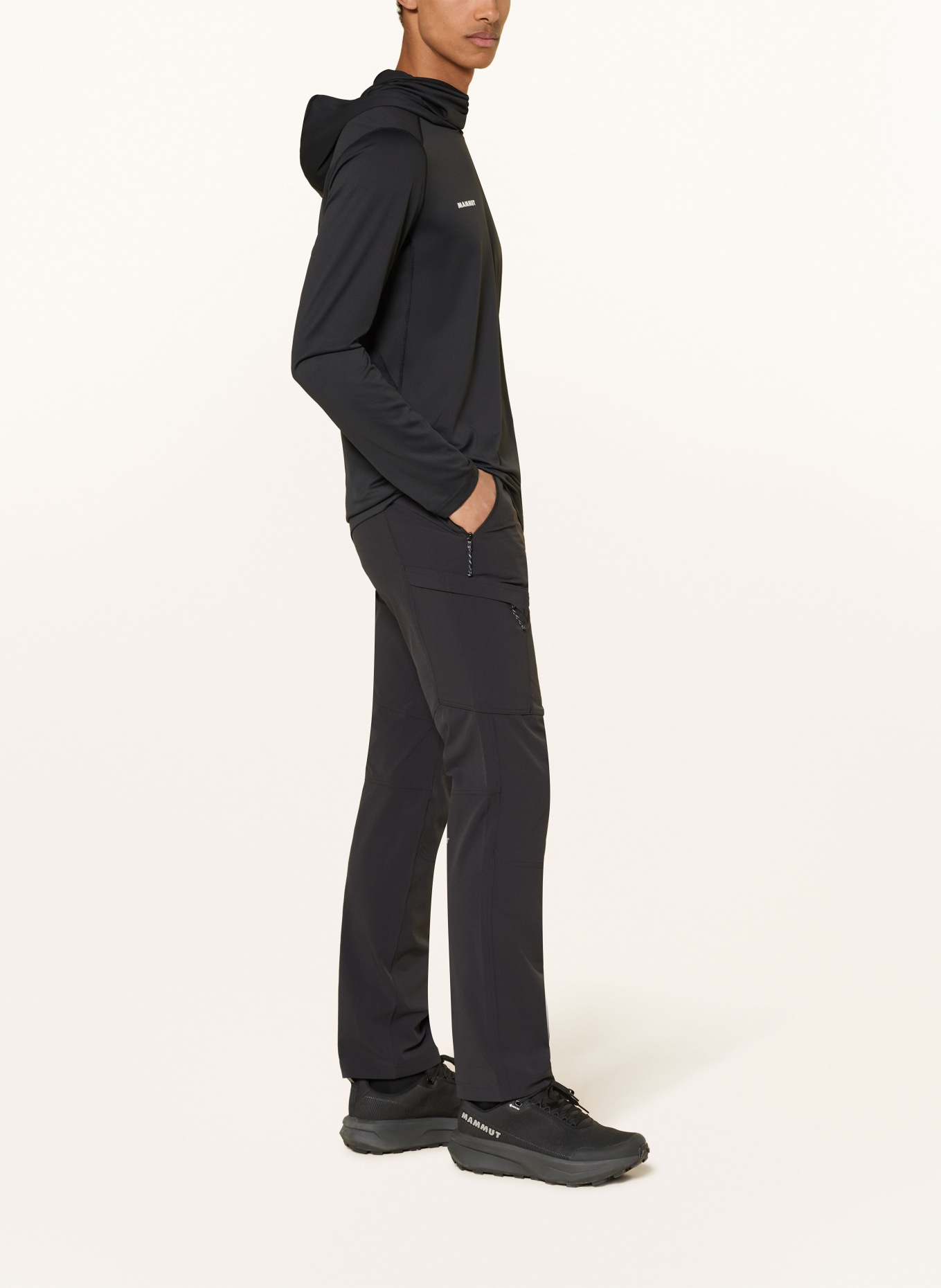 MAMMUT Functioneel shirt SELUN FL SUN: ZWART