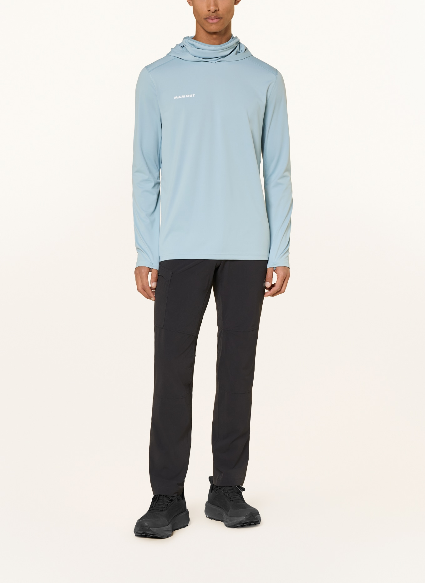 MAMMUT Functioneel shirt SELUN FL SUN: BLAUWGRIJS