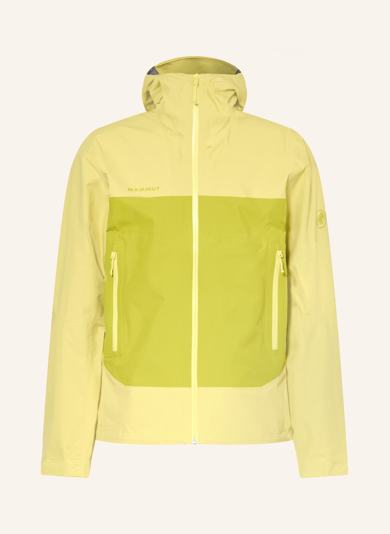 MAMMUT CRAG HS Performance Jacket: YELLOW