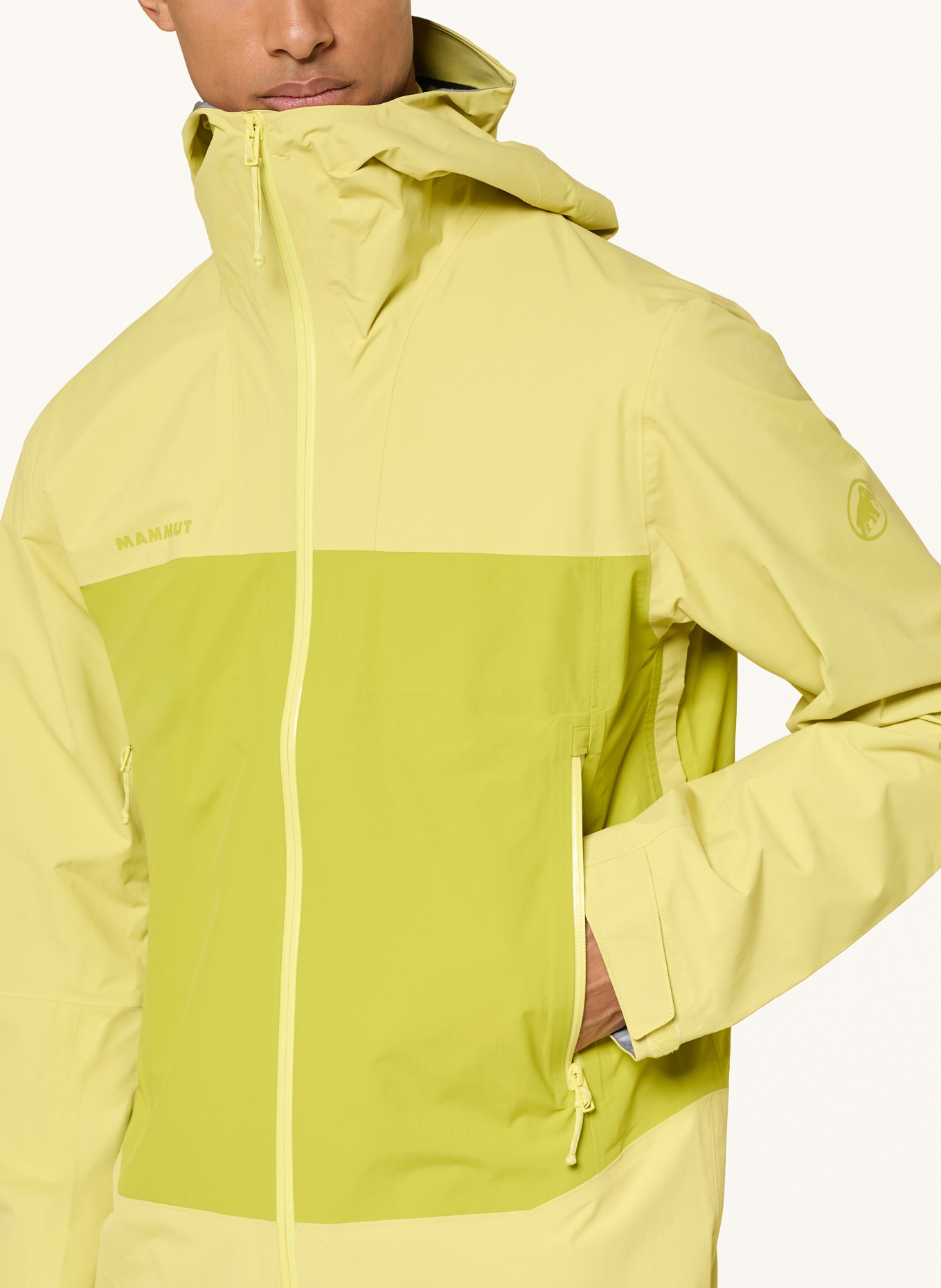 MAMMUT CRAG HS Performance Jacket: YELLOW