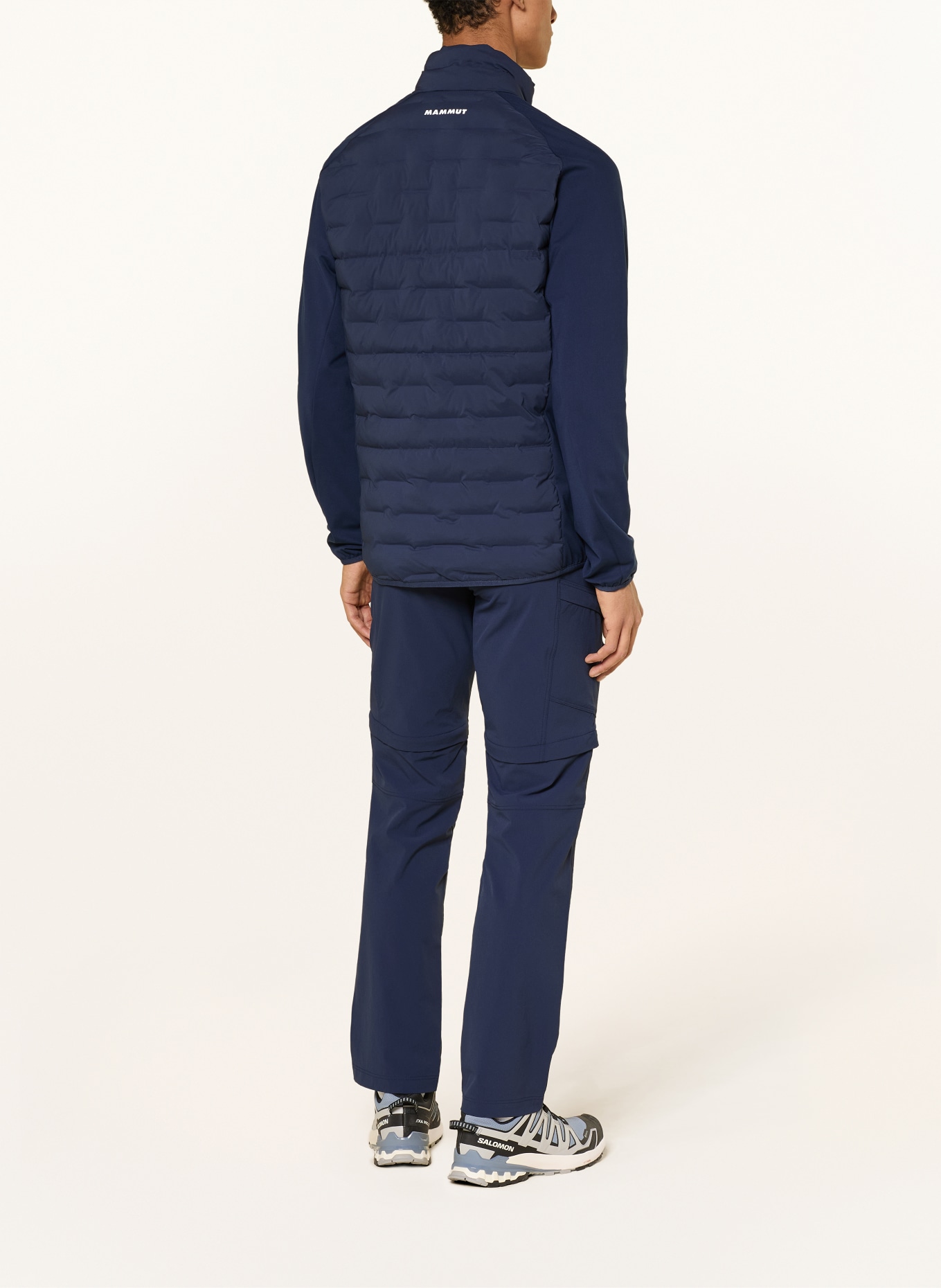 MAMMUT Hybride gewatteerd jack SENDER IN: DONKERBLAUW