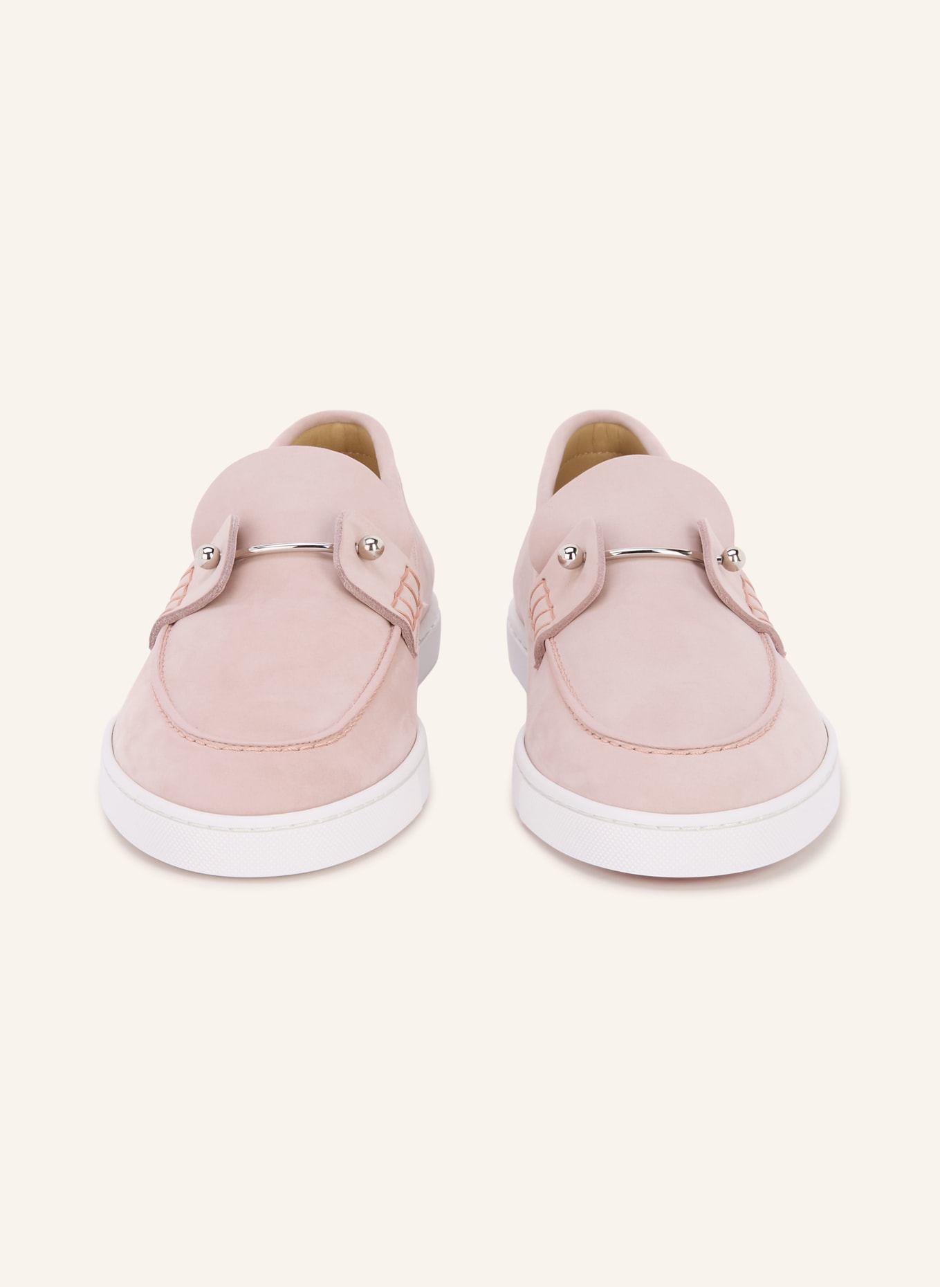 Christian Louboutin Mokasyny CHAMBELIBOAT: JASNORÓŻOWY