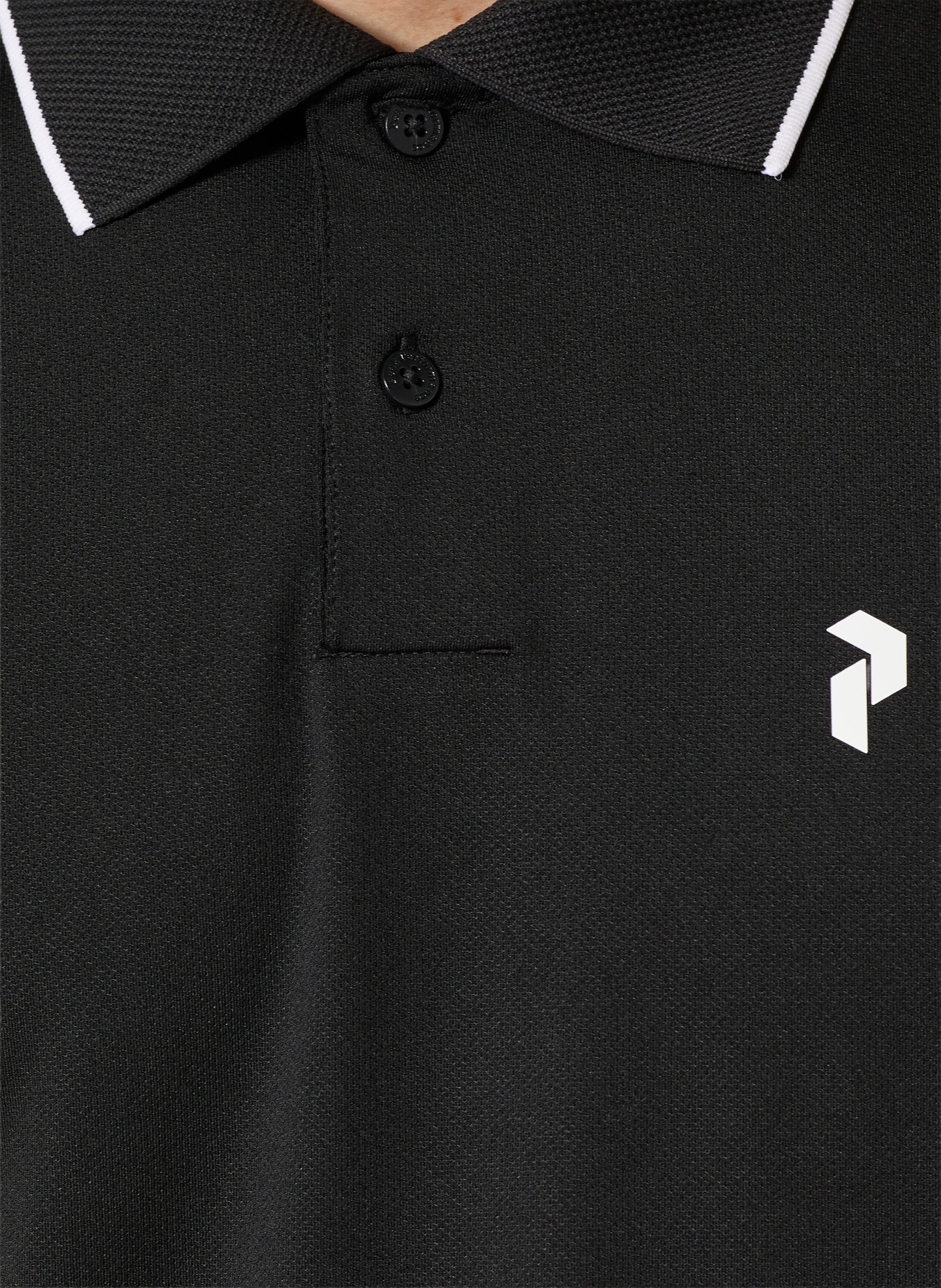 Peak Performance MOUNTAINBREATH functional polo shirt: BLACK