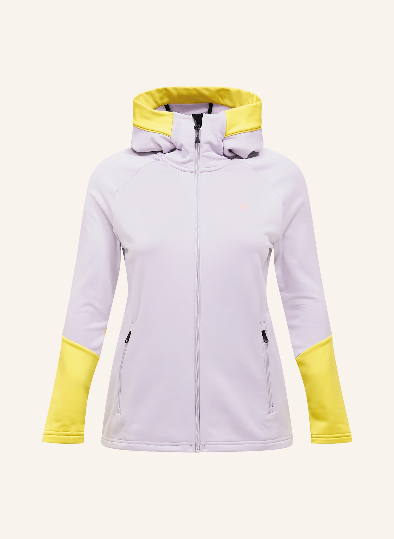 Peak Performance Midlayer-Jacke RIDER ESSENTIALS: HELLLILA / GELB