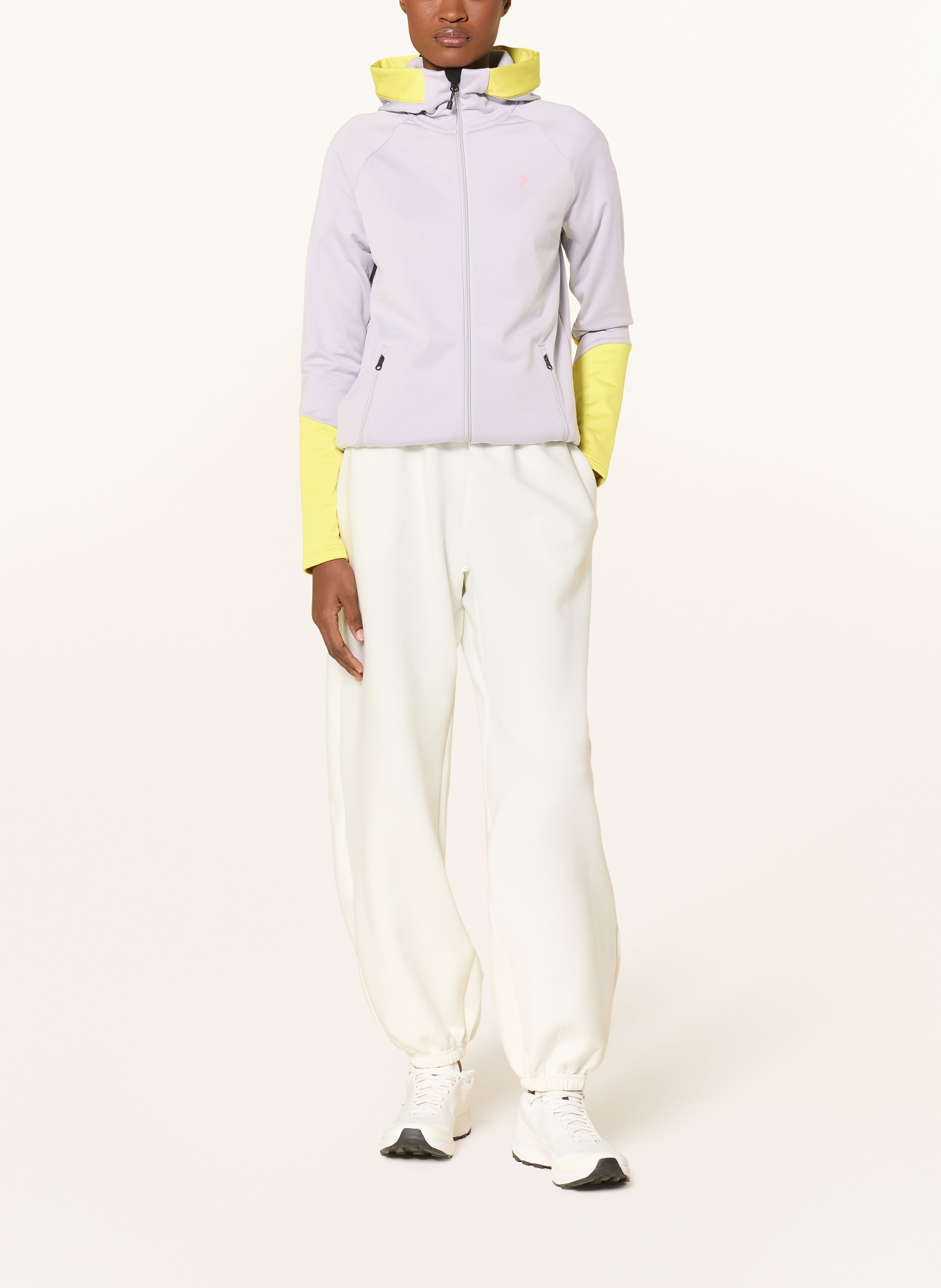 Peak Performance Midlayer-Jacke RIDER ESSENTIALS: HELLLILA / GELB