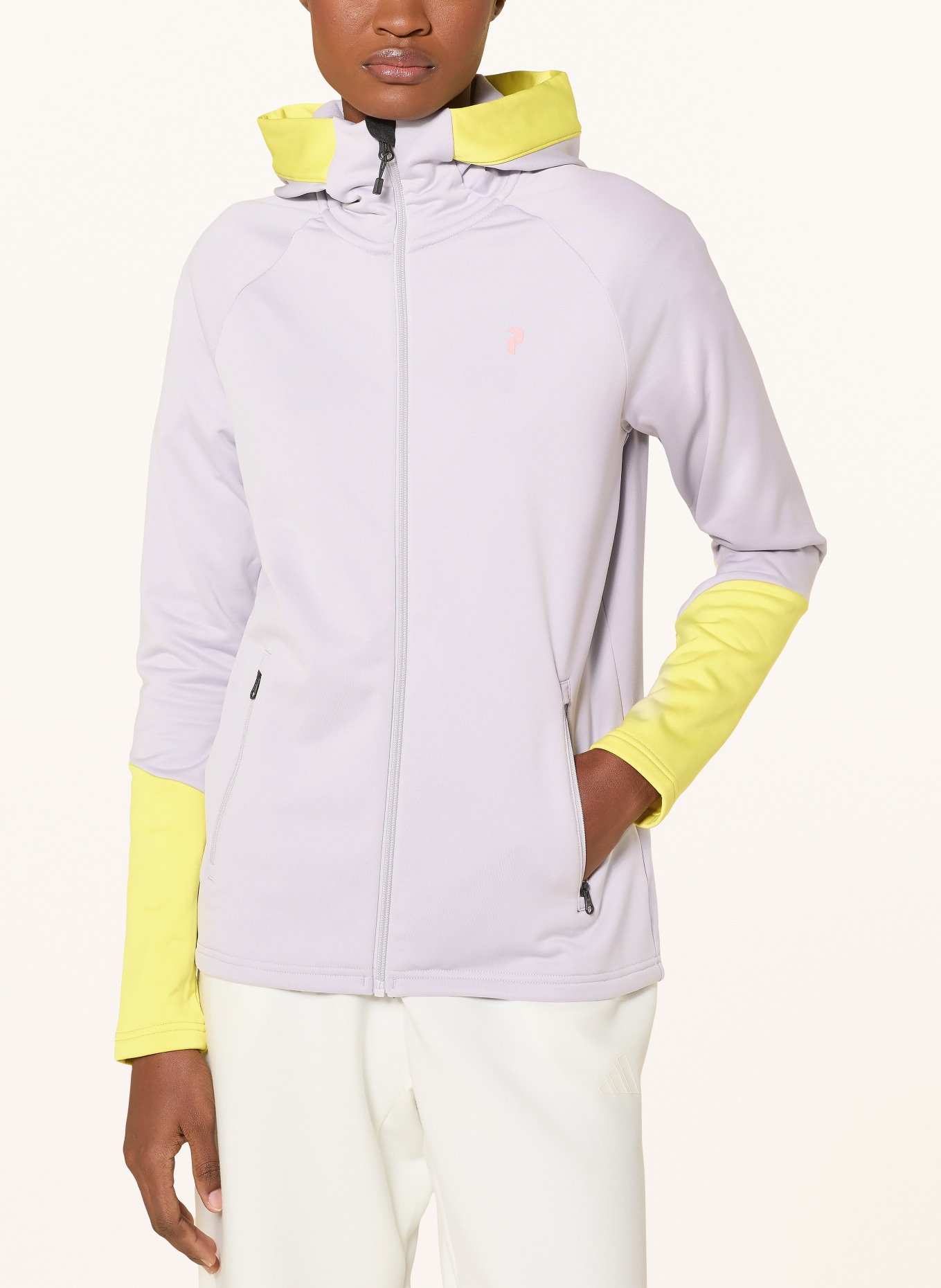 Peak Performance Midlayer-Jacke RIDER ESSENTIALS: HELLLILA / GELB