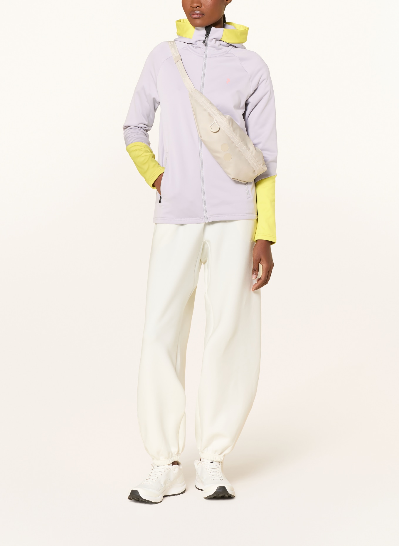 Peak Performance Midlayer-Jacke RIDER ESSENTIALS: HELLLILA / GELB