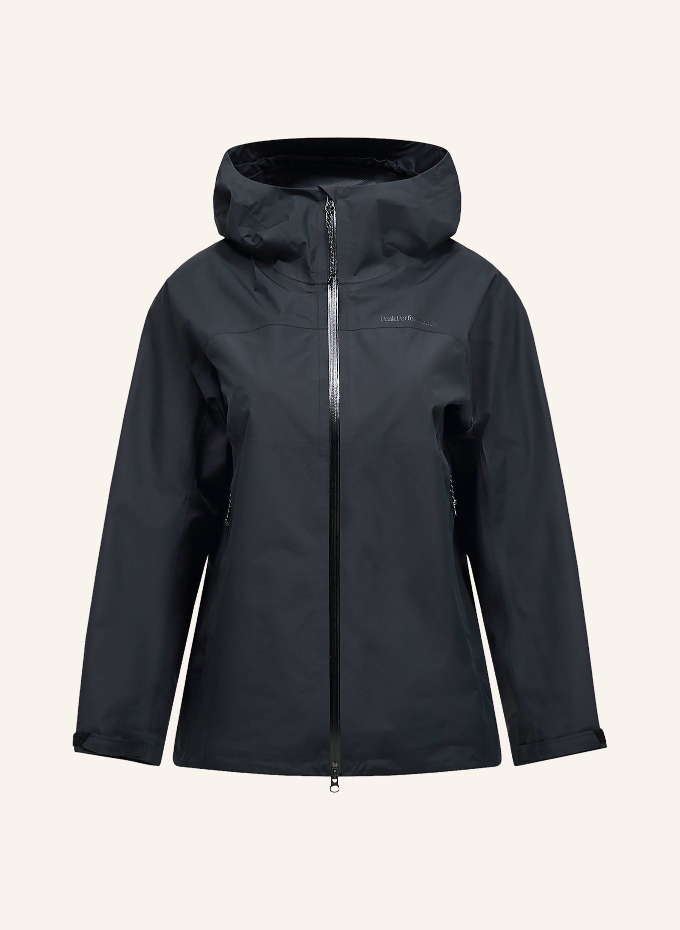 Peak Performance Funktionsjacke TREELINE HIPE® 2.5L: SCHWARZ