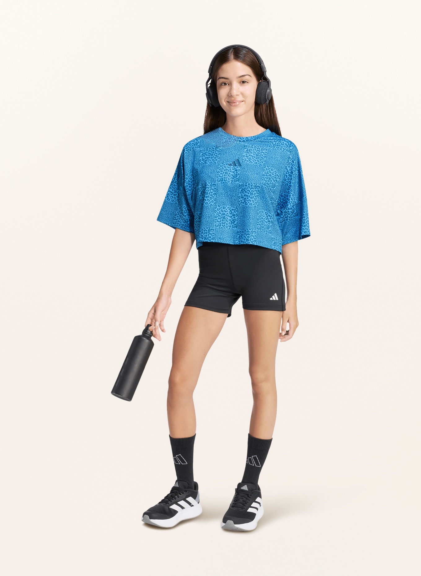 adidas T-Shirt SPORT ICON: BLAU