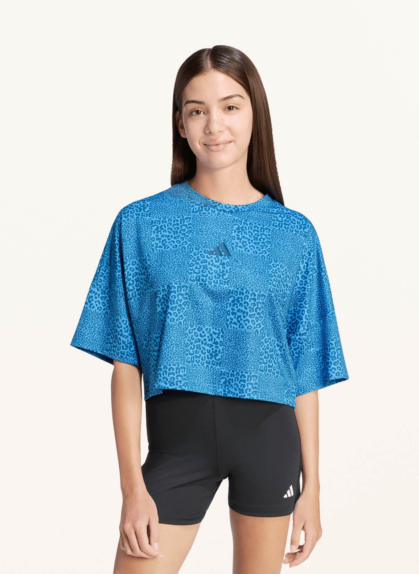 adidas T-Shirt SPORT ICON: BLAU