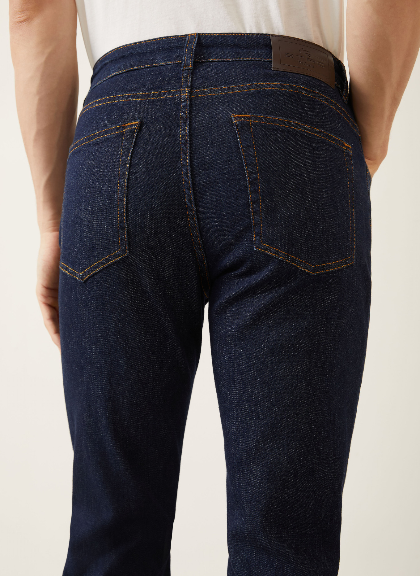 ETRO Jeans Slim Fit: S9091 MEDIUM GRAY DENIM