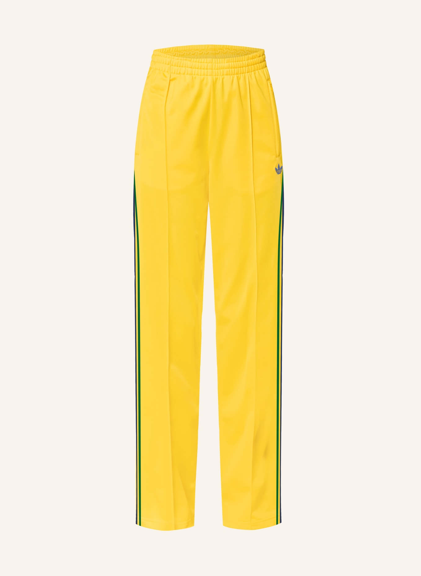 adidas Originals FIREBIRD CLASSIC track pants with galon stripes: YELLOW / GREEN / BLUE