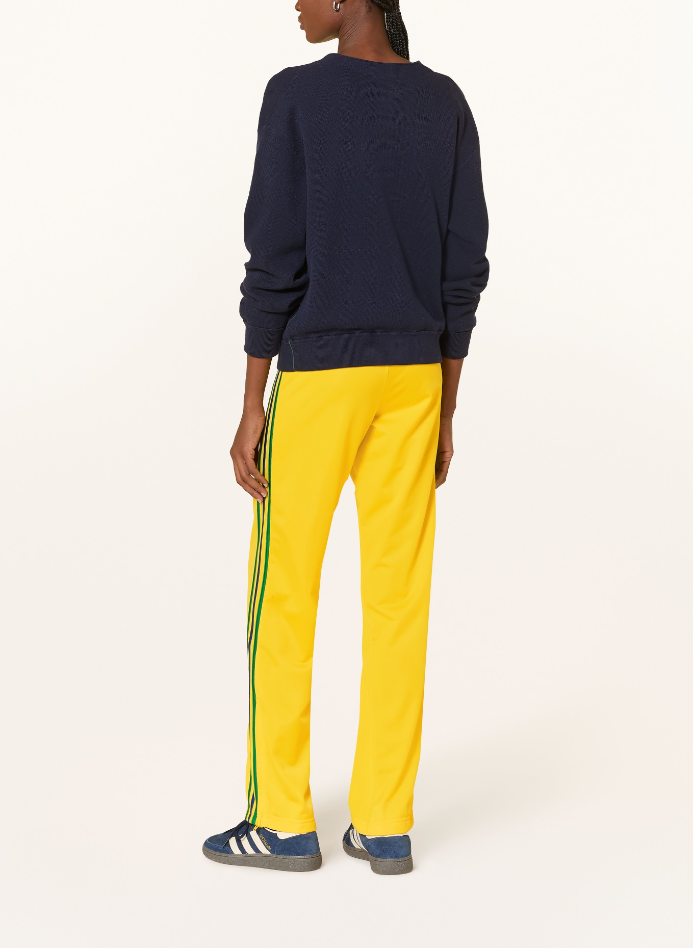 adidas Originals FIREBIRD CLASSIC track pants with galon stripes: YELLOW / GREEN / BLUE
