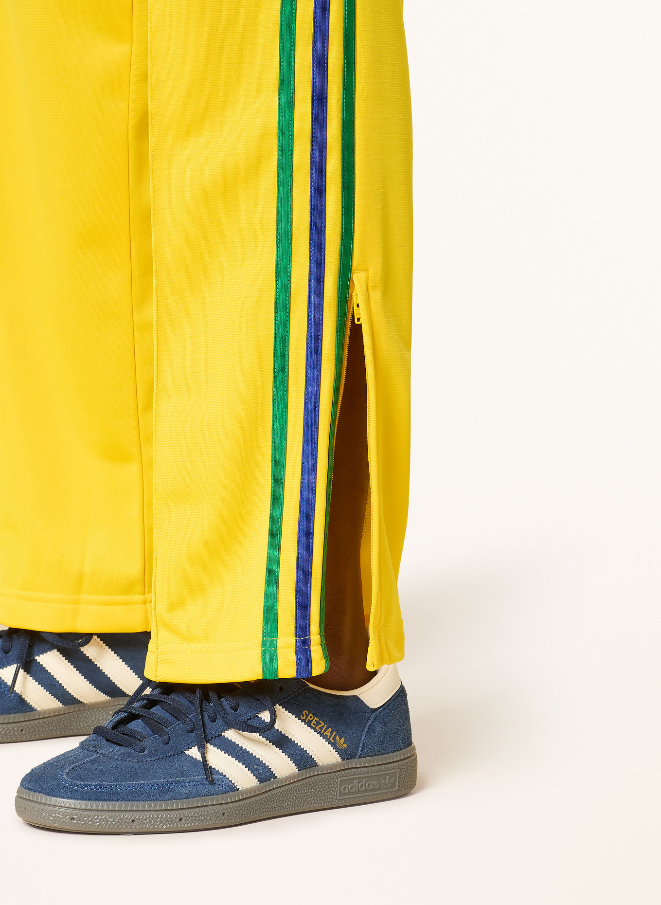 adidas Originals FIREBIRD CLASSIC track pants with galon stripes: YELLOW / GREEN / BLUE