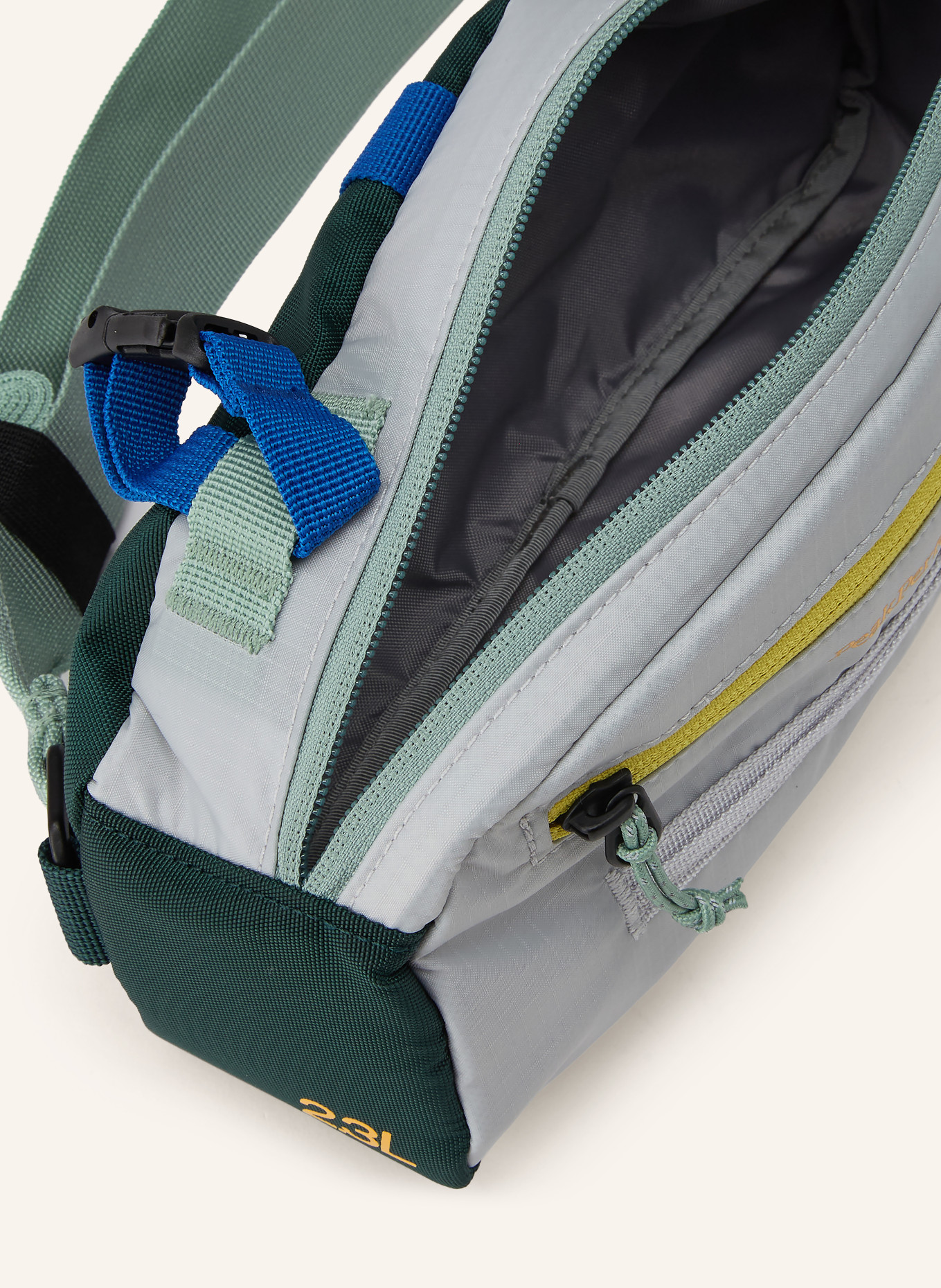 Peak Performance Lenkertasche STREET BIKE BAG: HELLGRAU / GELB / DUNKELGRÜN