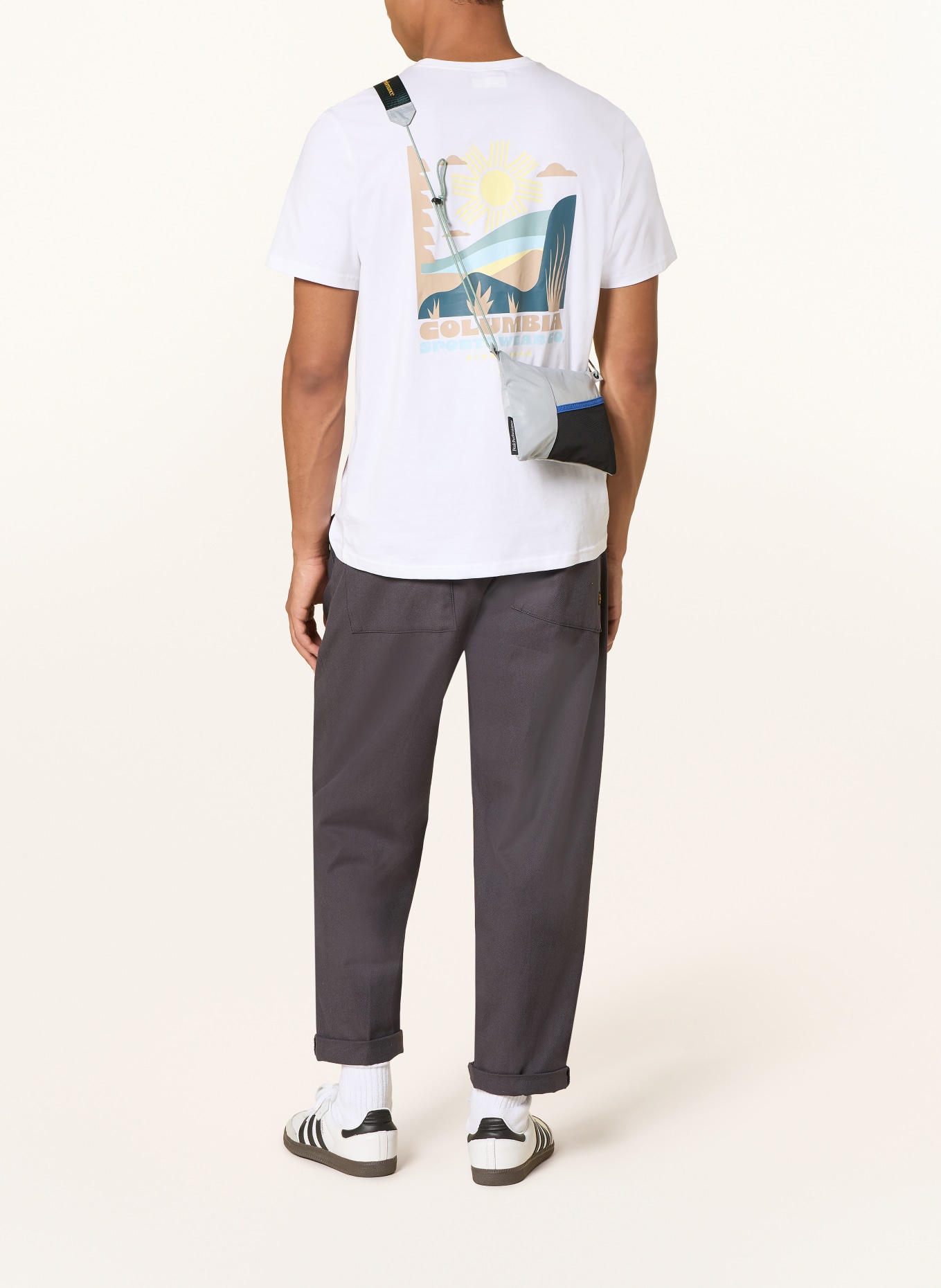 Peak Performance Schoudertas ACCESSORY: LICHTGRIJS / BLAUW / ZWART