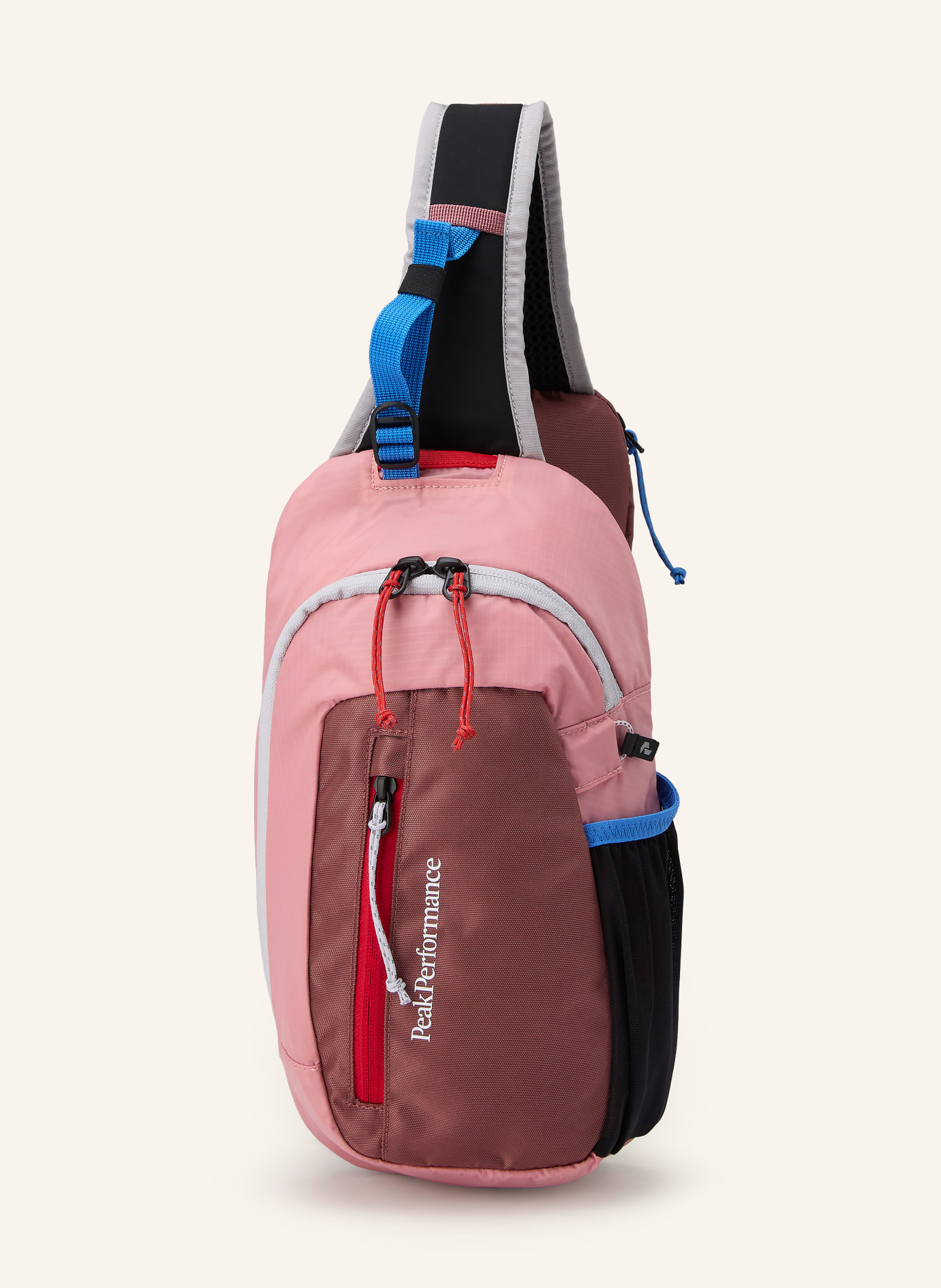 Peak Performance Sac à bandoulière OUTDOOR SLINGBACK: ROUGE CLAIR / BLEU / NOIR