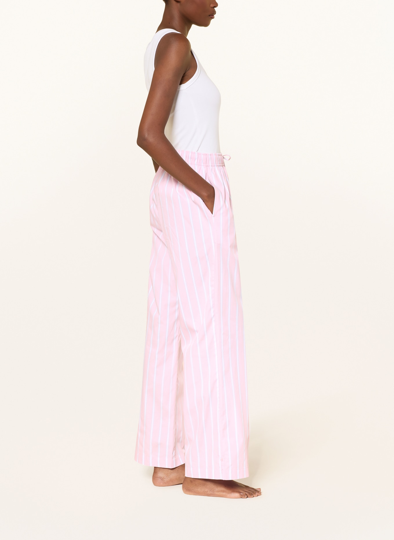 JOCKEY Schlafhose: ROSA / HELLBLAU / WEISS