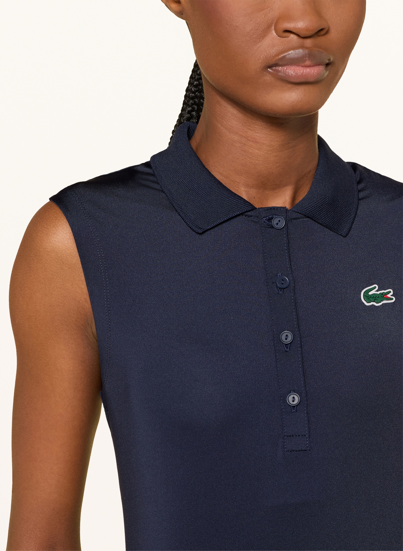 LACOSTE Funktions-Poloshirt: DUNKELBLAU