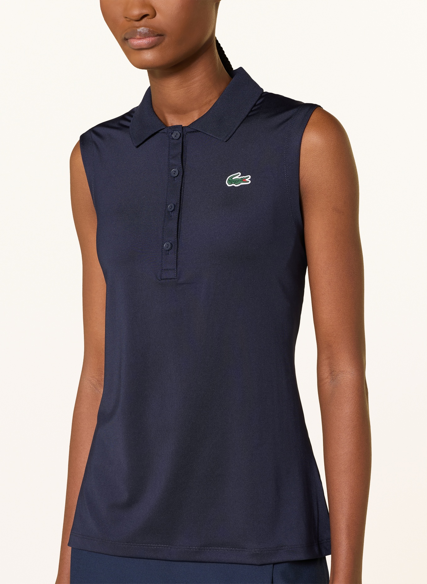 LACOSTE Funktions-Poloshirt: DUNKELBLAU