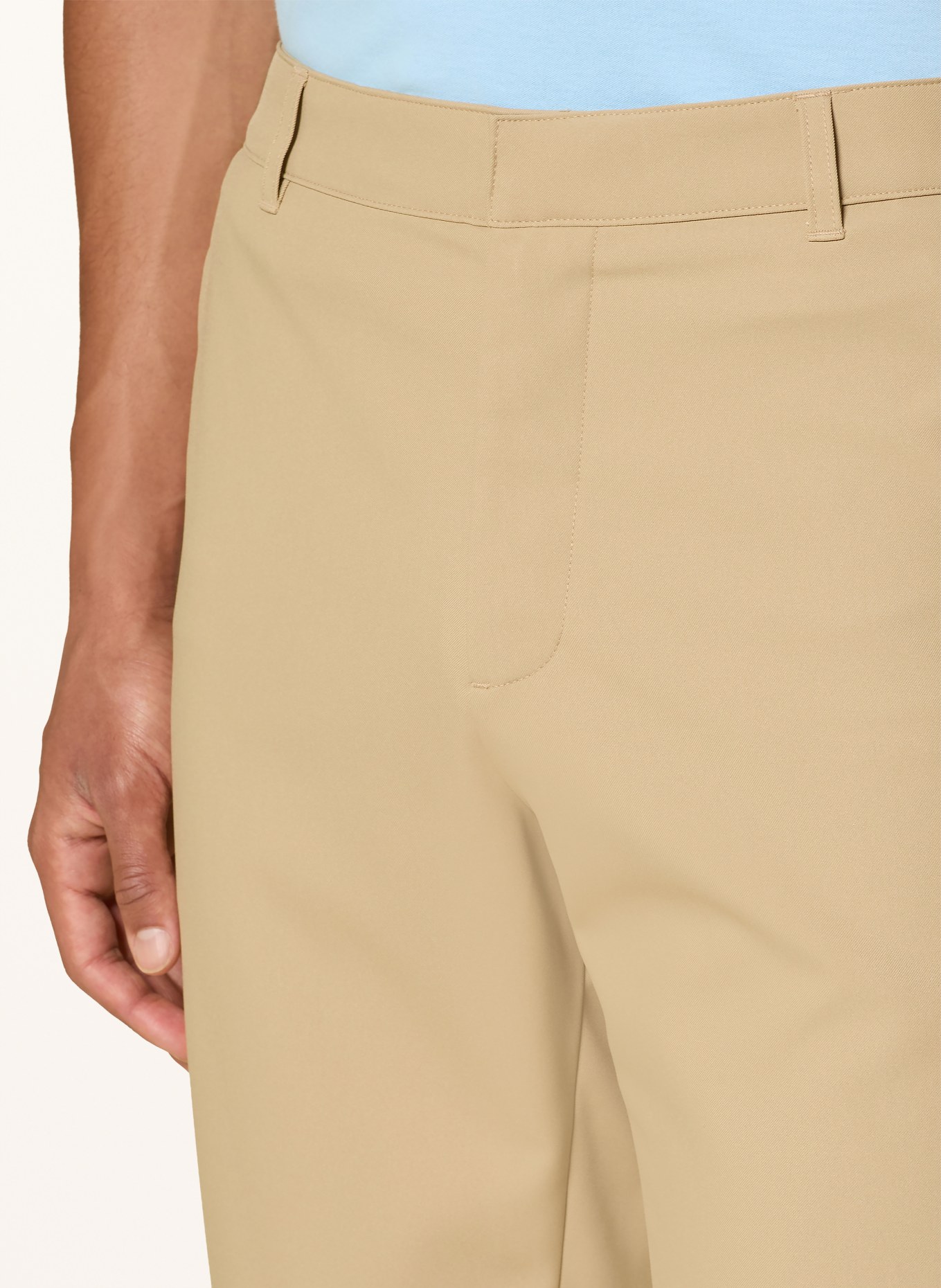 LACOSTE pantalon de golf: BEIGE / VERT