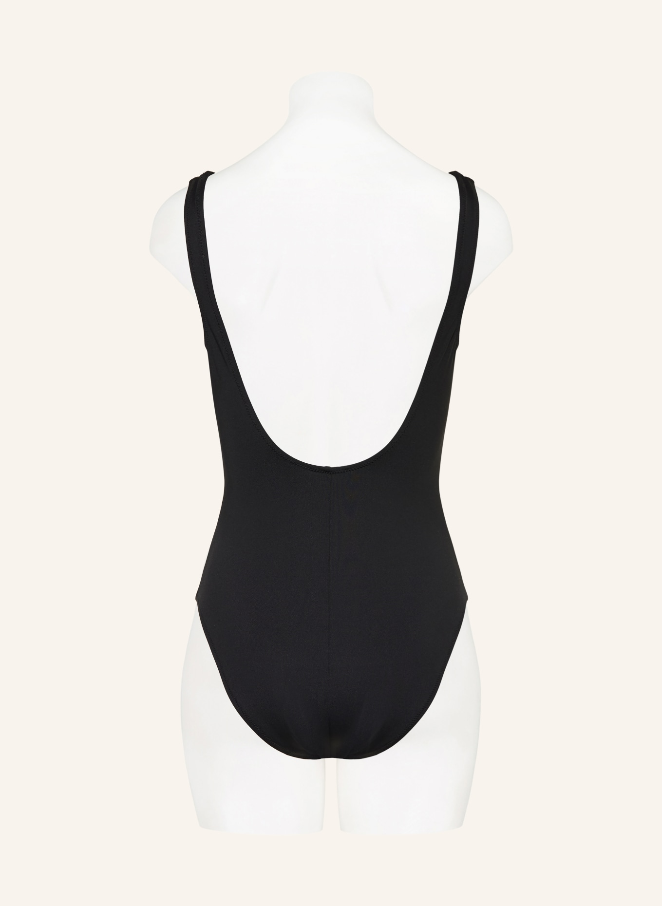 POLO RALPH LAUREN Strój kąpielowy MISSY: CZARNY / BIAŁY