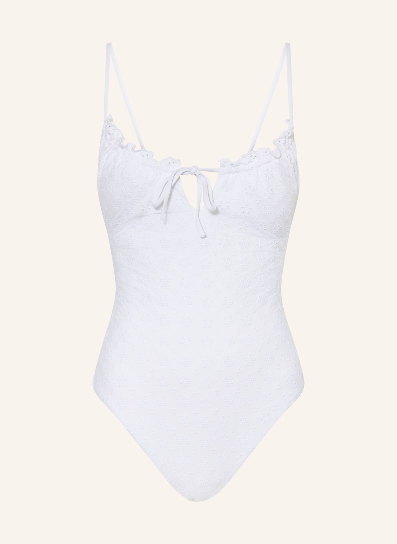 POLO RALPH LAUREN Badeanzug MISSY: WEISS