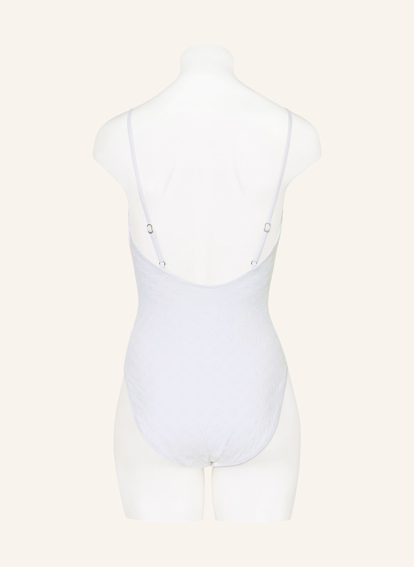 POLO RALPH LAUREN Badeanzug MISSY: WEISS