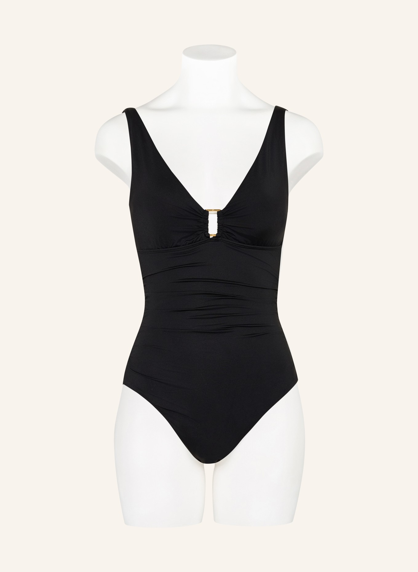 LAUREN RALPH LAUREN Badeanzug BEACH CLUB SOLIDS: SCHWARZ