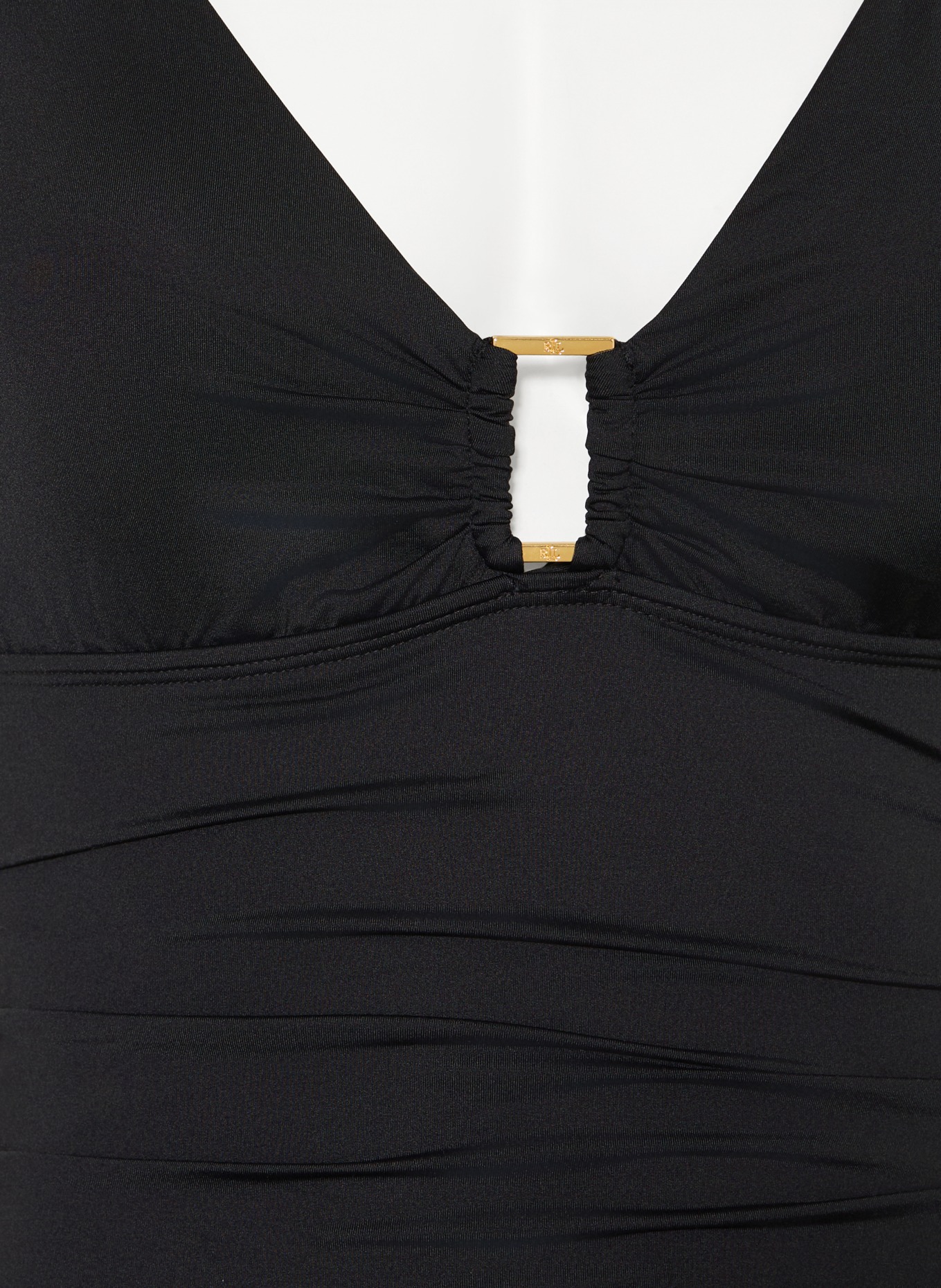 LAUREN RALPH LAUREN Badeanzug BEACH CLUB SOLIDS: SCHWARZ