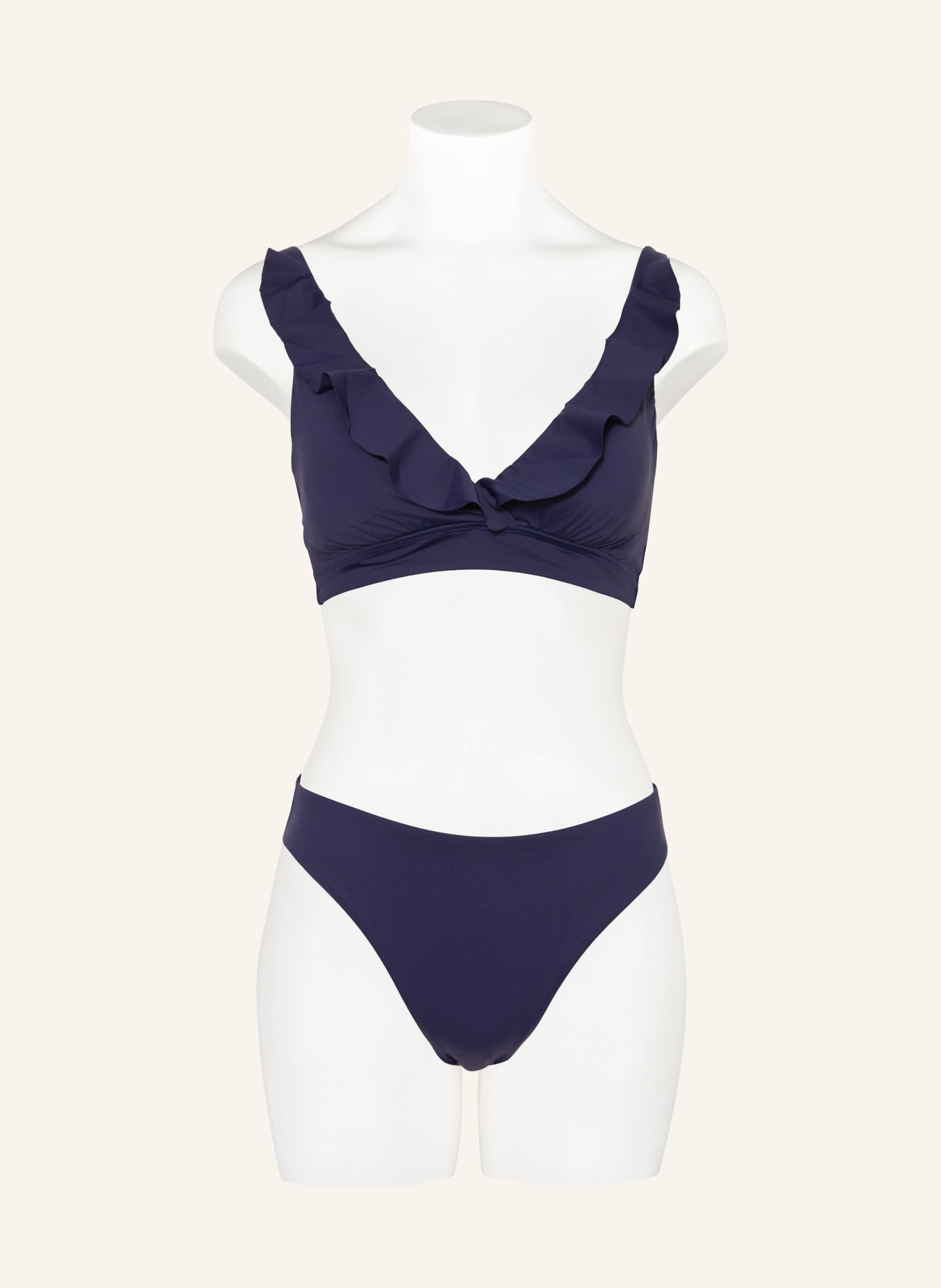 LAUREN RALPH LAUREN Basic bikinibroekje BEACH CLUB SOLIDS: DONKERBLAUW