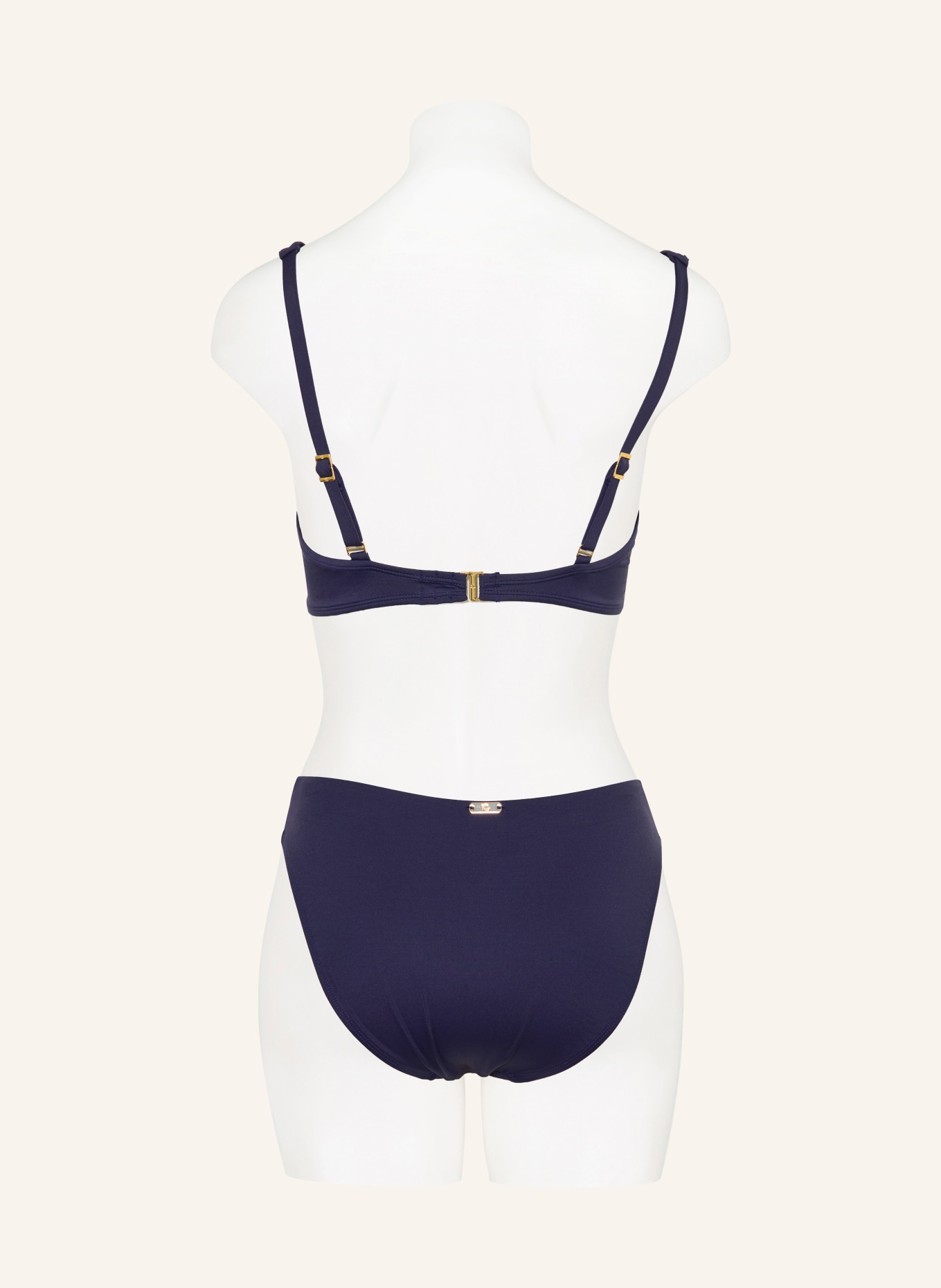 LAUREN RALPH LAUREN Basic bikinibroekje BEACH CLUB SOLIDS: DONKERBLAUW