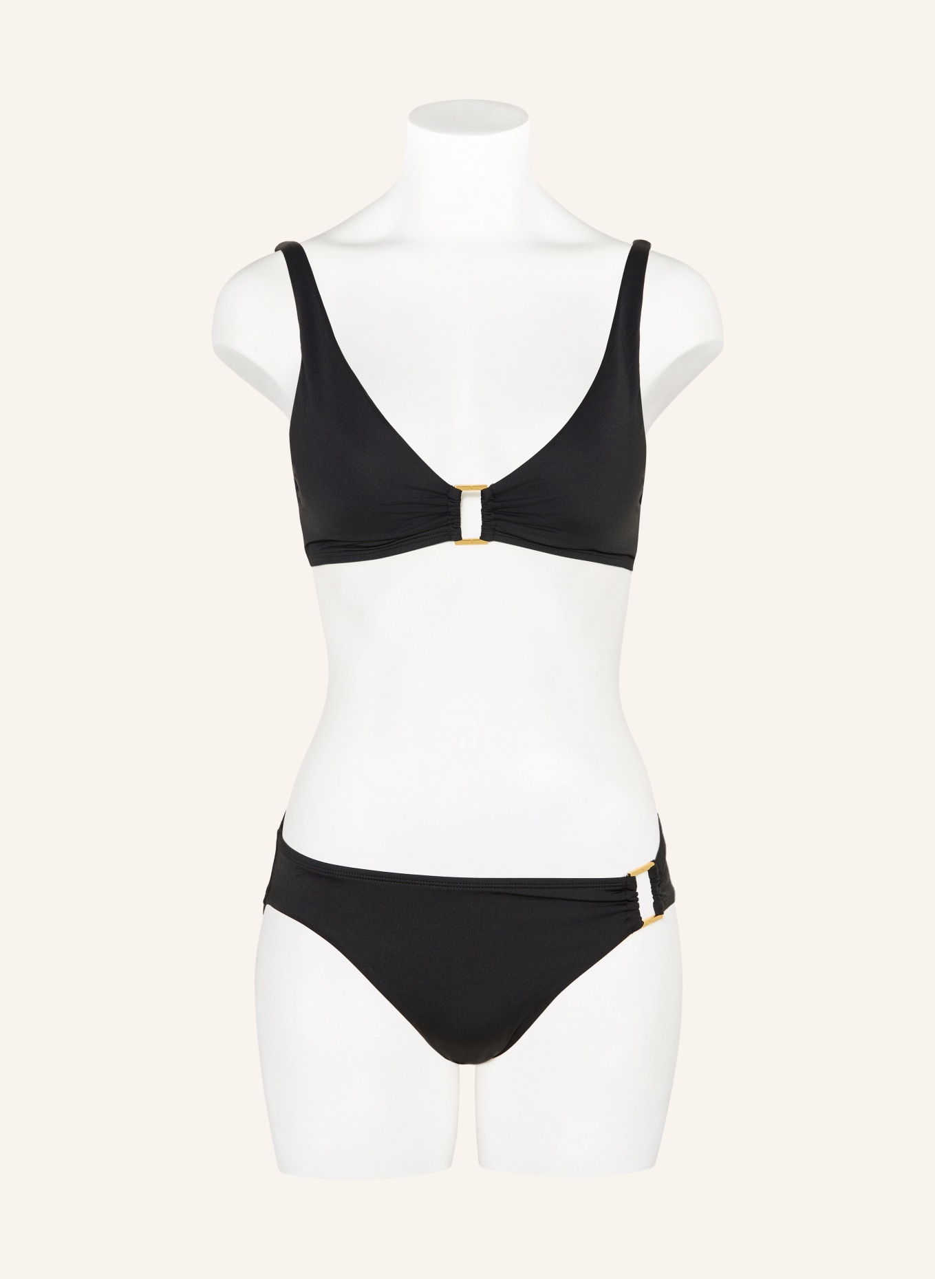 LAUREN RALPH LAUREN Bralette-Bikini-Top BEACH CLUB SOLIDS: SCHWARZ