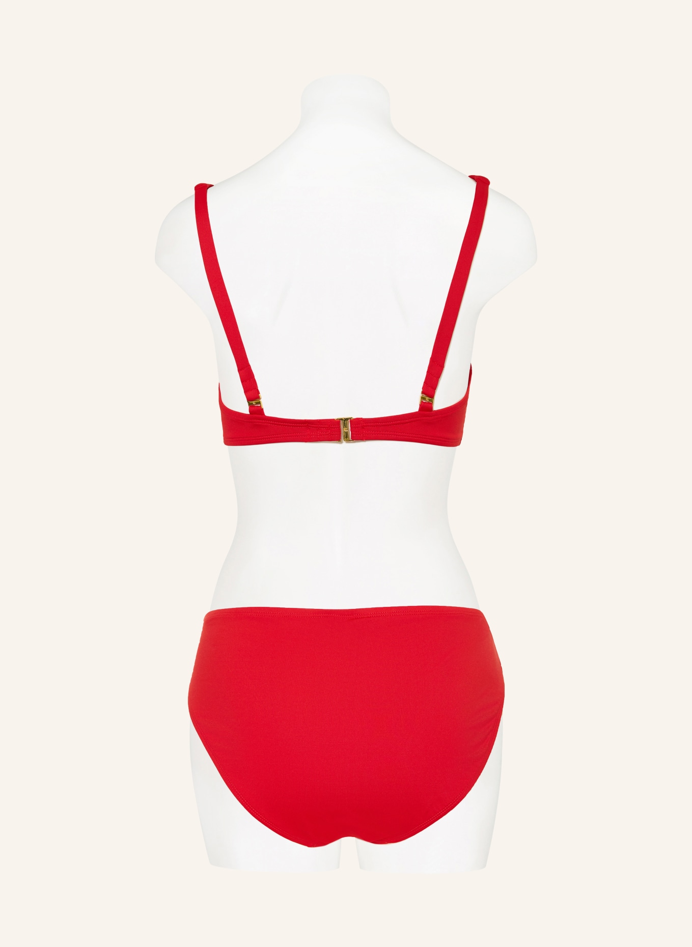 LAUREN RALPH LAUREN Bralette-Bikini-Top BEACH CLUB SOLIDS: ROT