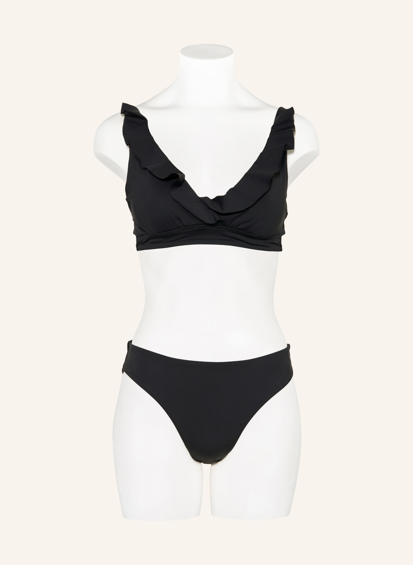 LAUREN RALPH LAUREN Bikini-top met beugels BEACH CLUB SOLIDS: ZWART