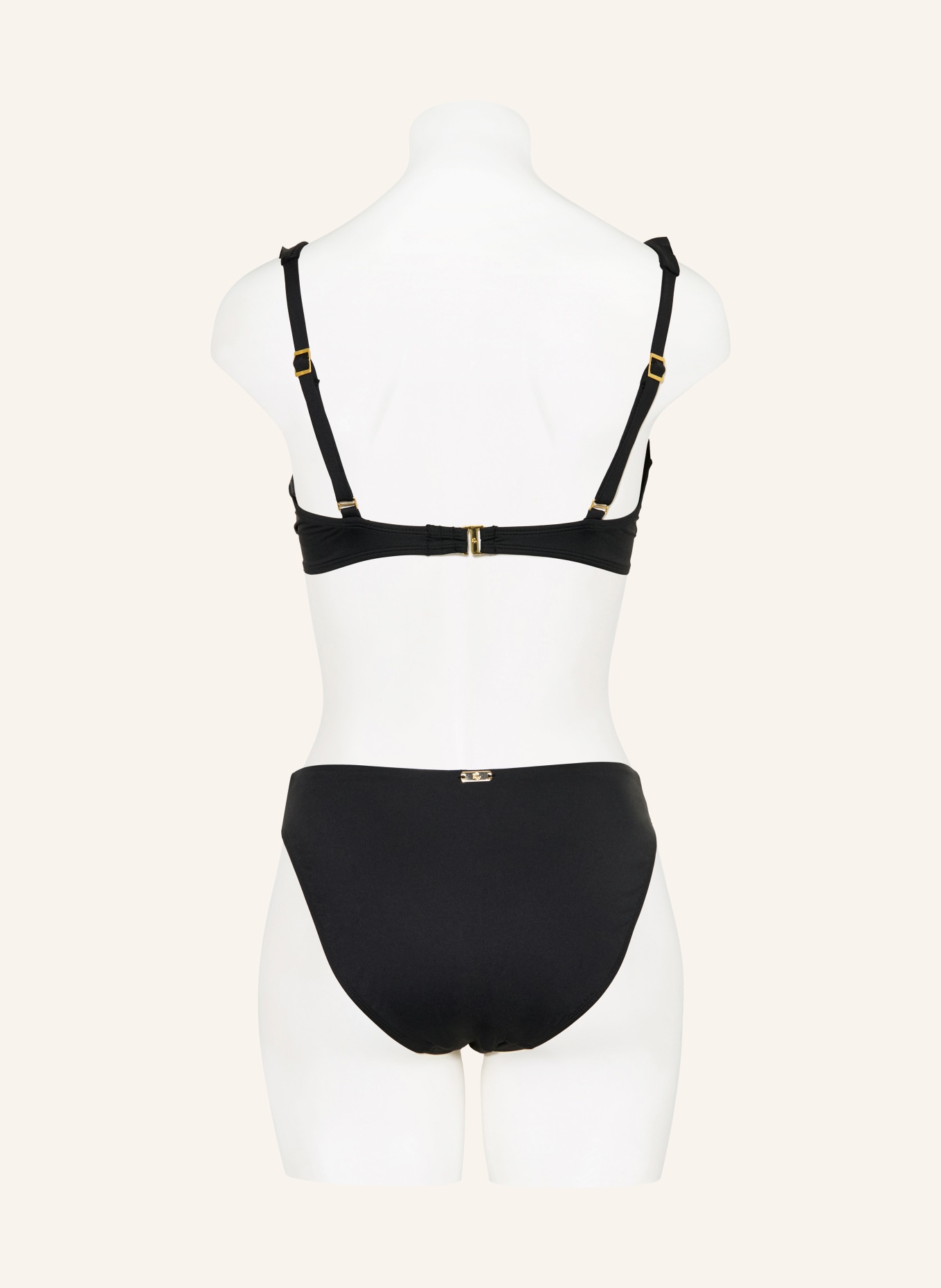 LAUREN RALPH LAUREN Bikini-top met beugels BEACH CLUB SOLIDS: ZWART