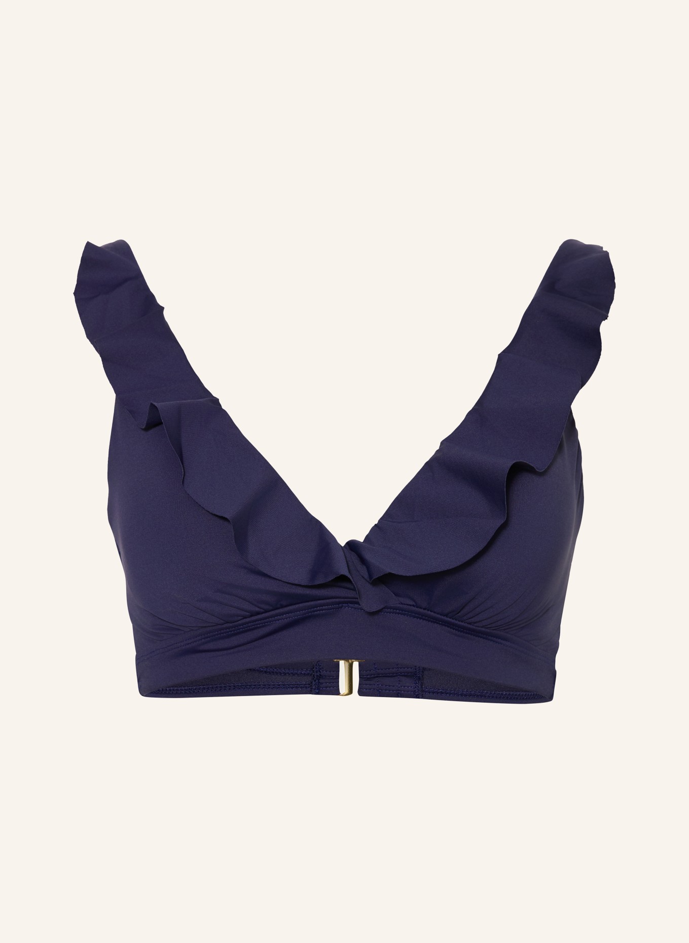 LAUREN RALPH LAUREN Bügel-Bikini-Top BEACH CLUB SOLIDS: DUNKELBLAU