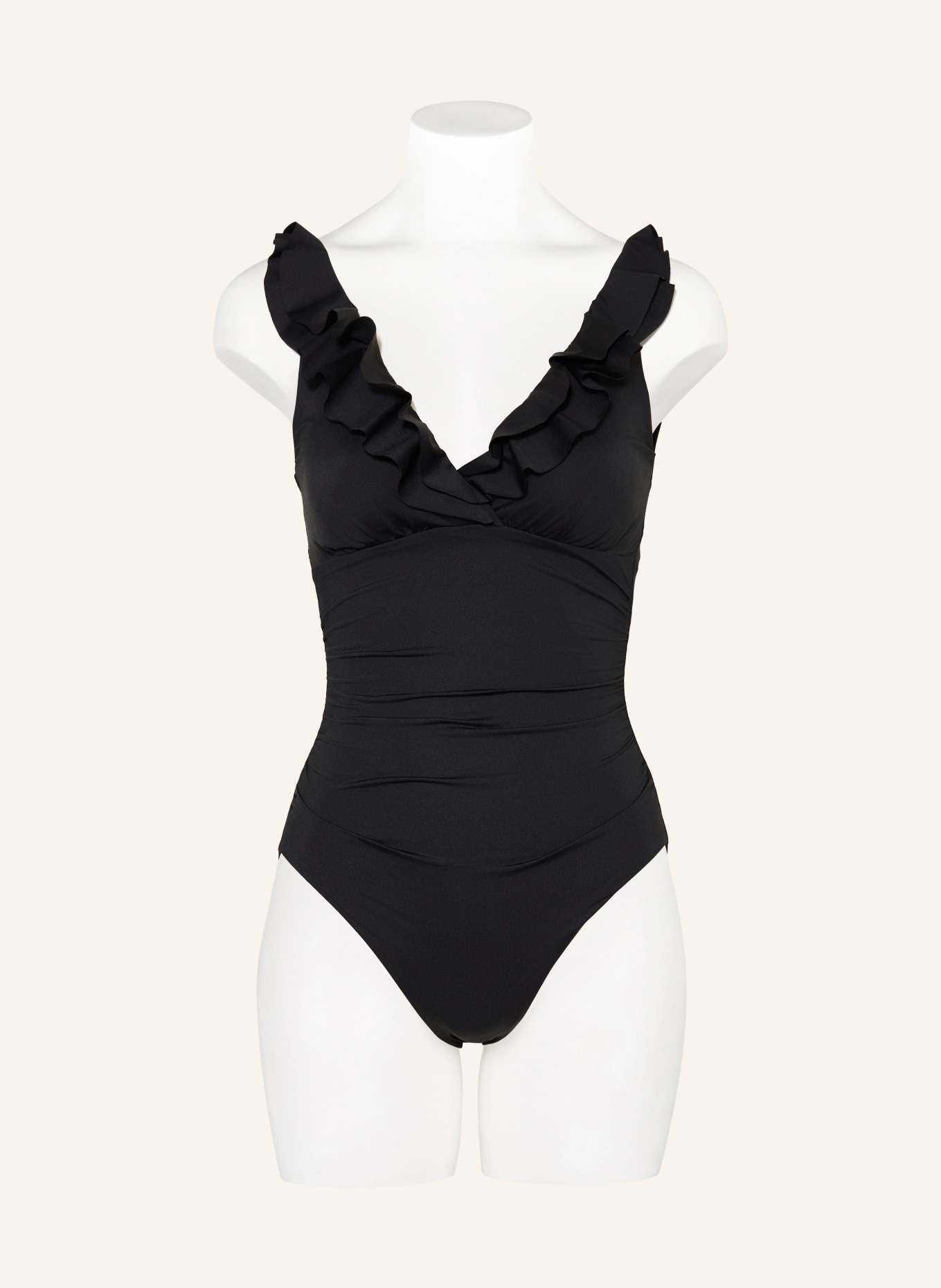 LAUREN RALPH LAUREN Badpak BEACH CLUB SOLIDS: ZWART