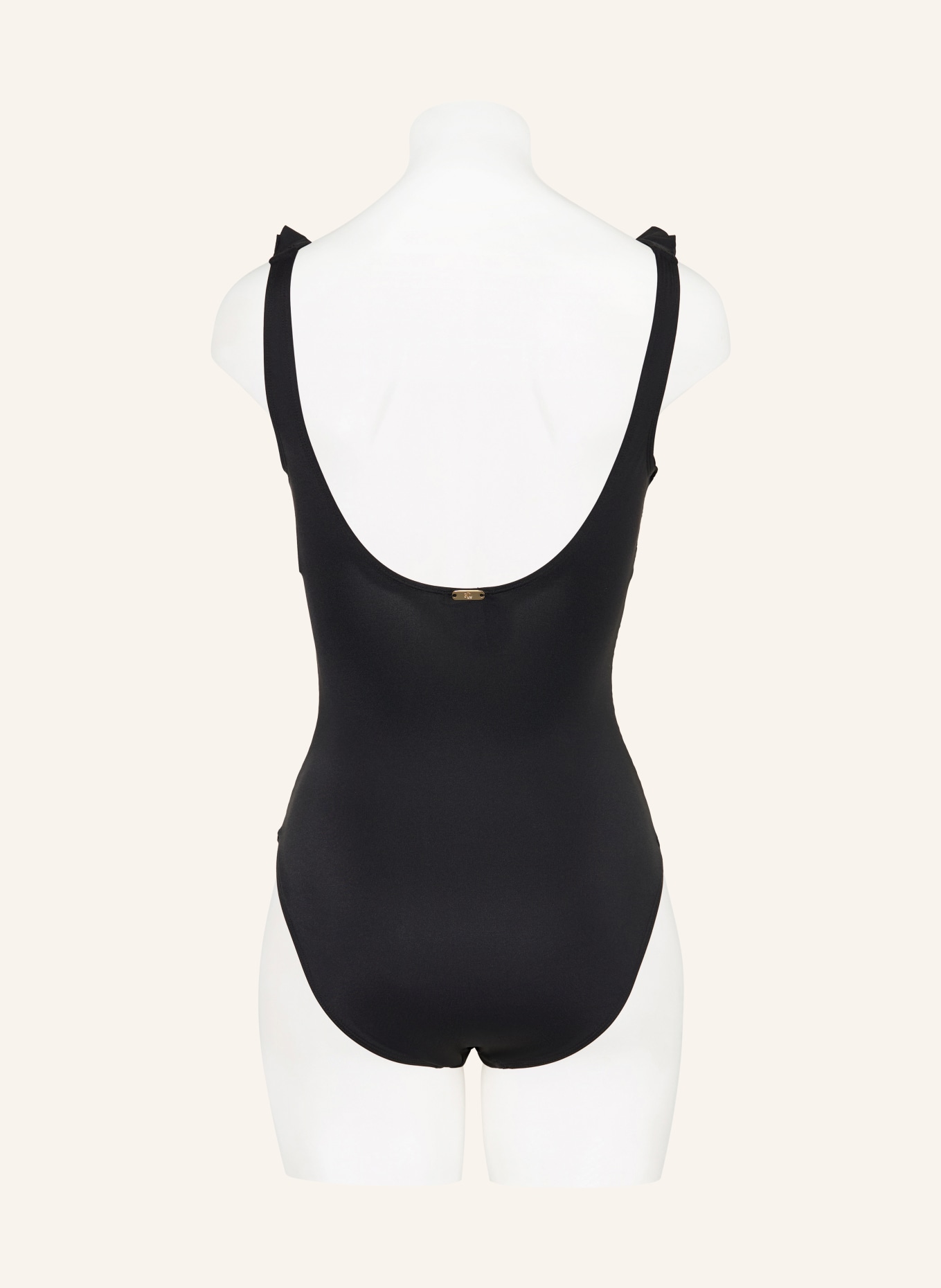 LAUREN RALPH LAUREN Badpak BEACH CLUB SOLIDS: ZWART