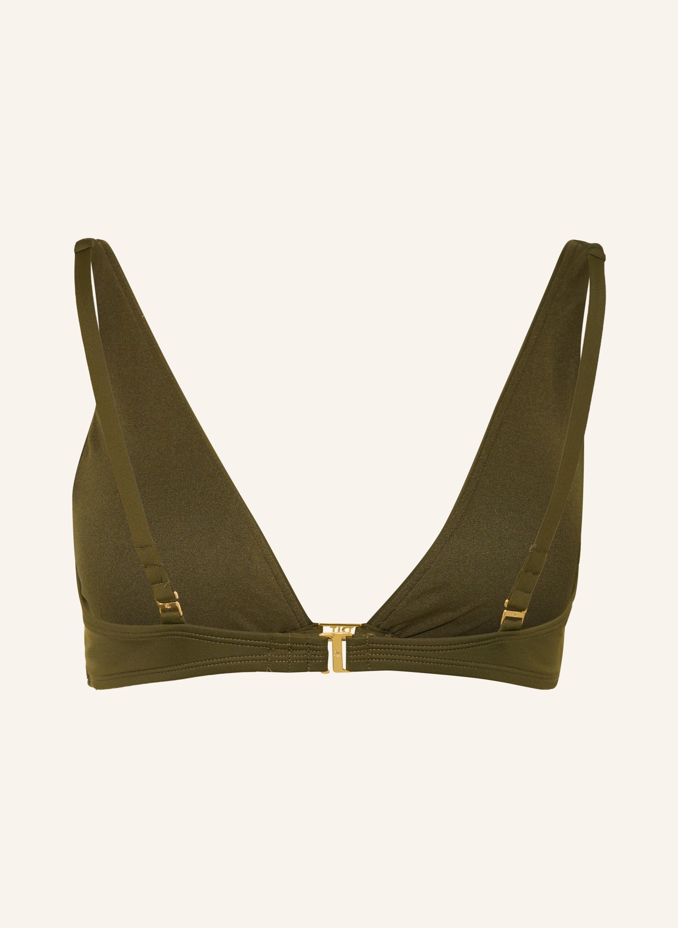 LAUREN RALPH LAUREN Bralette-Bikini-Top BEACH CLUB SOLIDS: OLIV