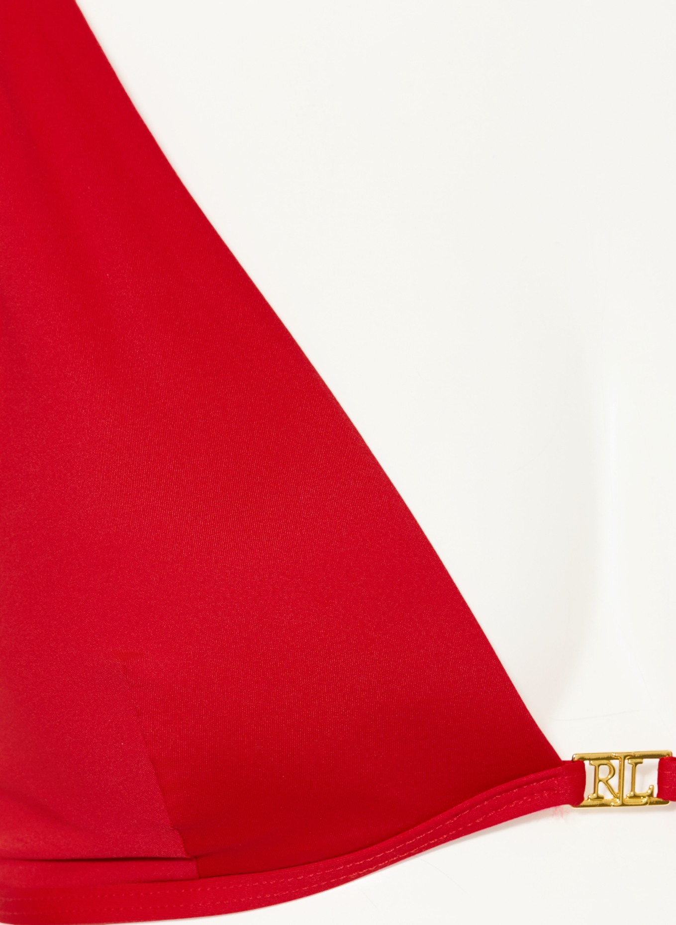 LAUREN RALPH LAUREN Bralette-Bikini-Top BEACH CLUB SOLIDS: ROT